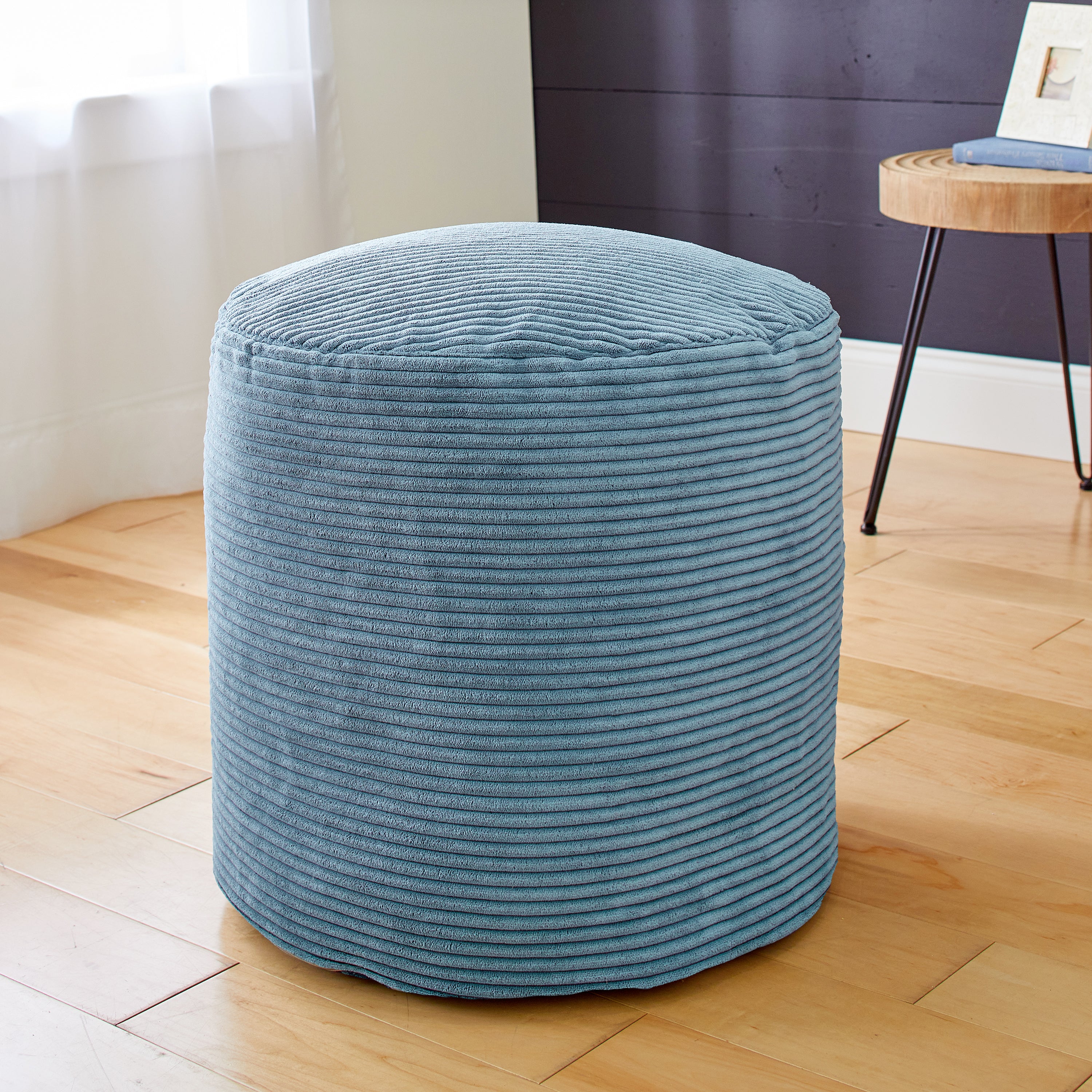 Round Indoor Barrett Bean Pouf