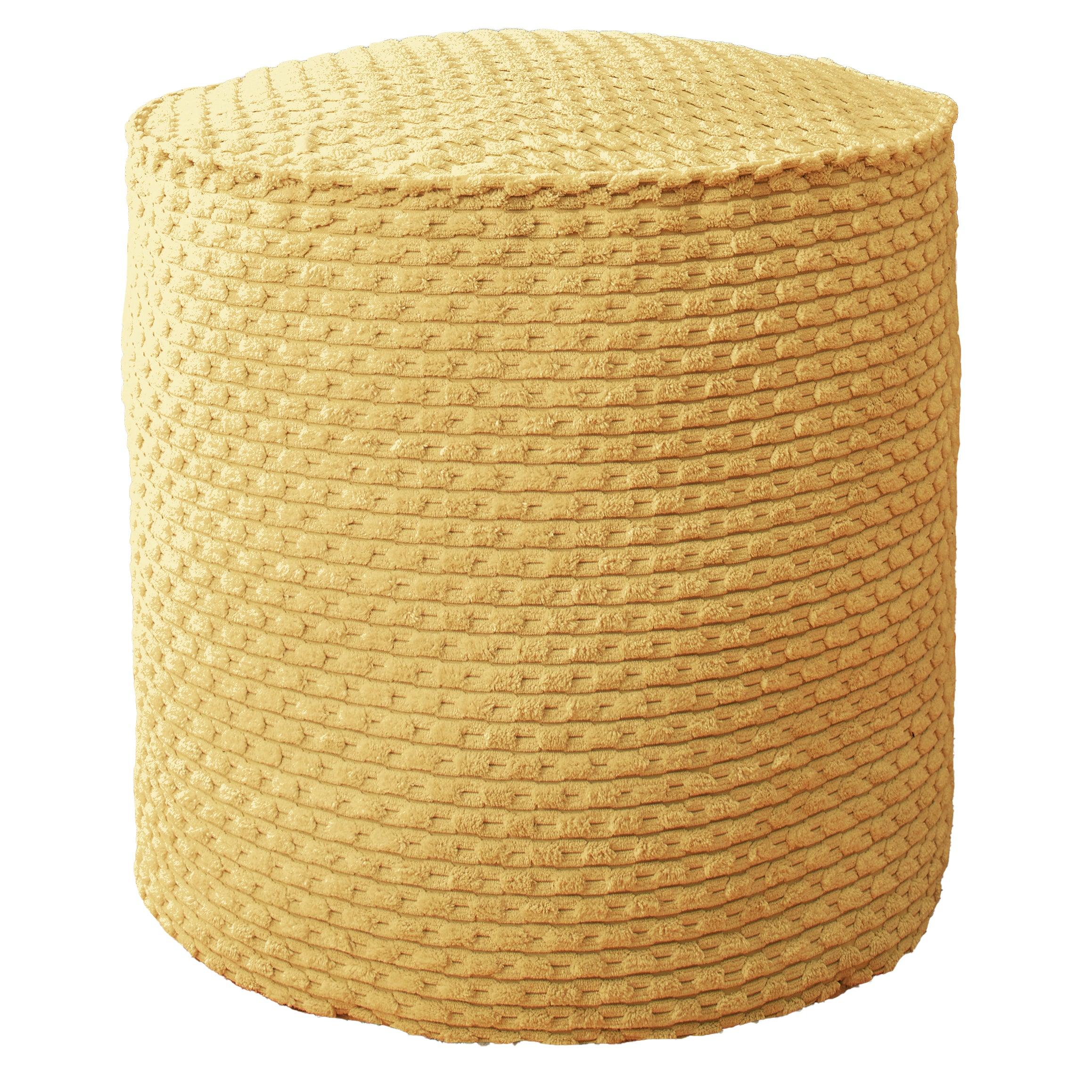 Round Indoor Becklee Bean Pouf - Sorra Home