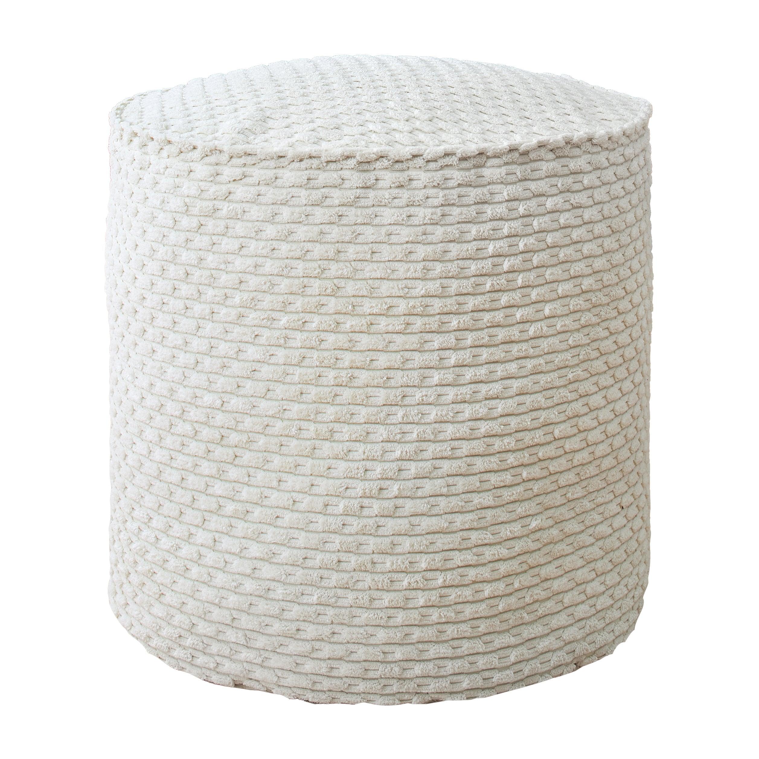 Round Indoor Becklee Bean Pouf - Sorra Home