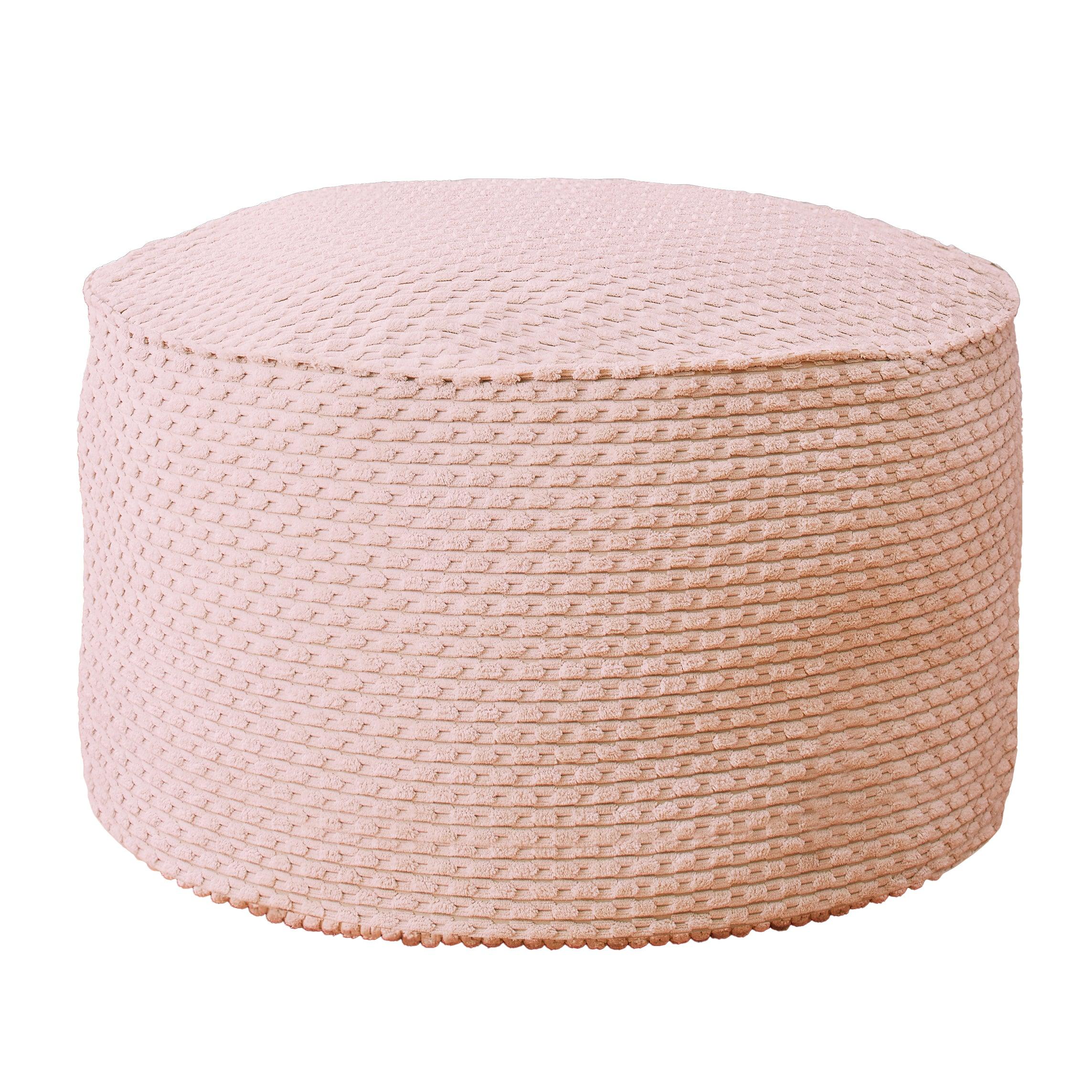 Round Indoor Becklee Bean Pouf - Sorra Home