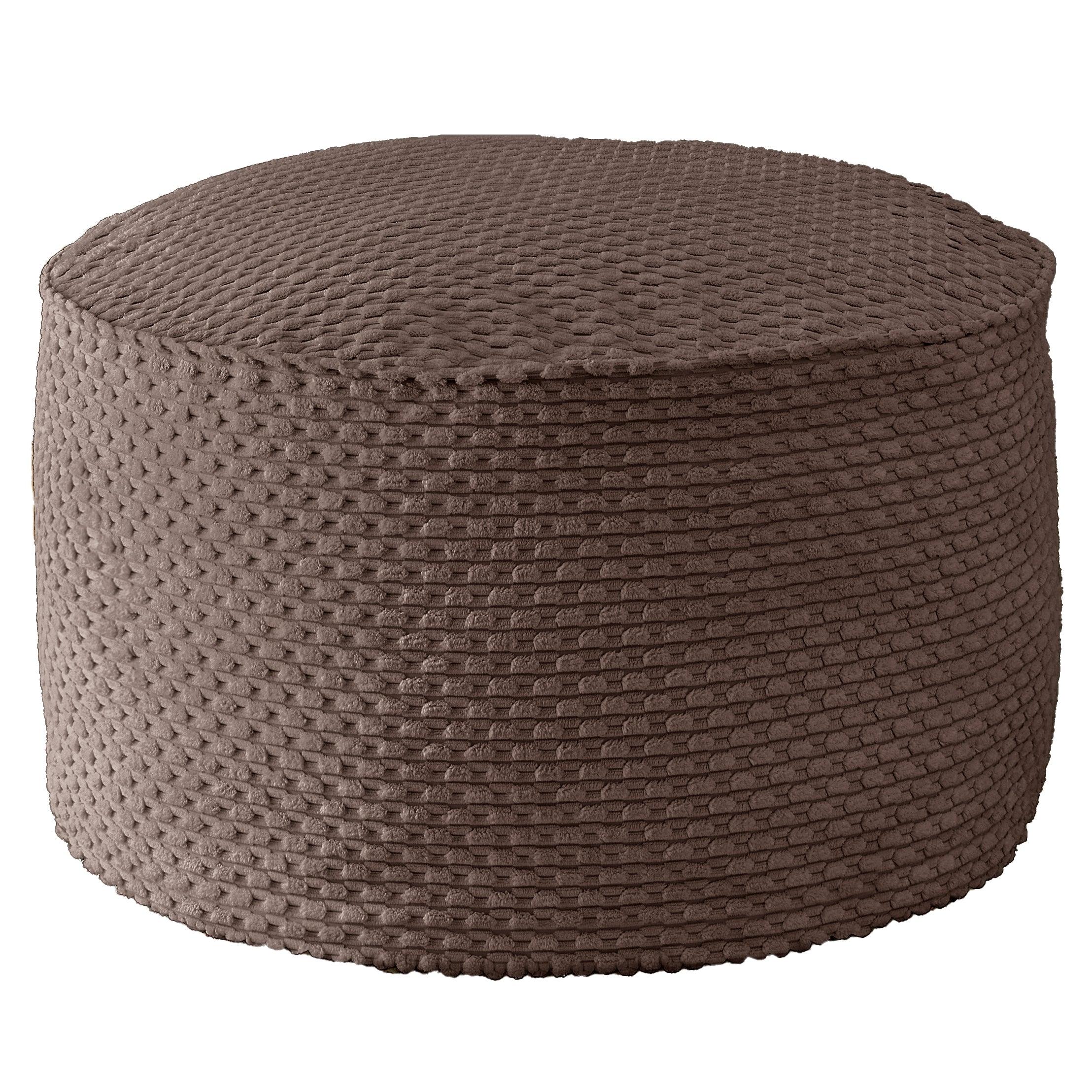 Round Indoor Becklee Bean Pouf - Sorra Home