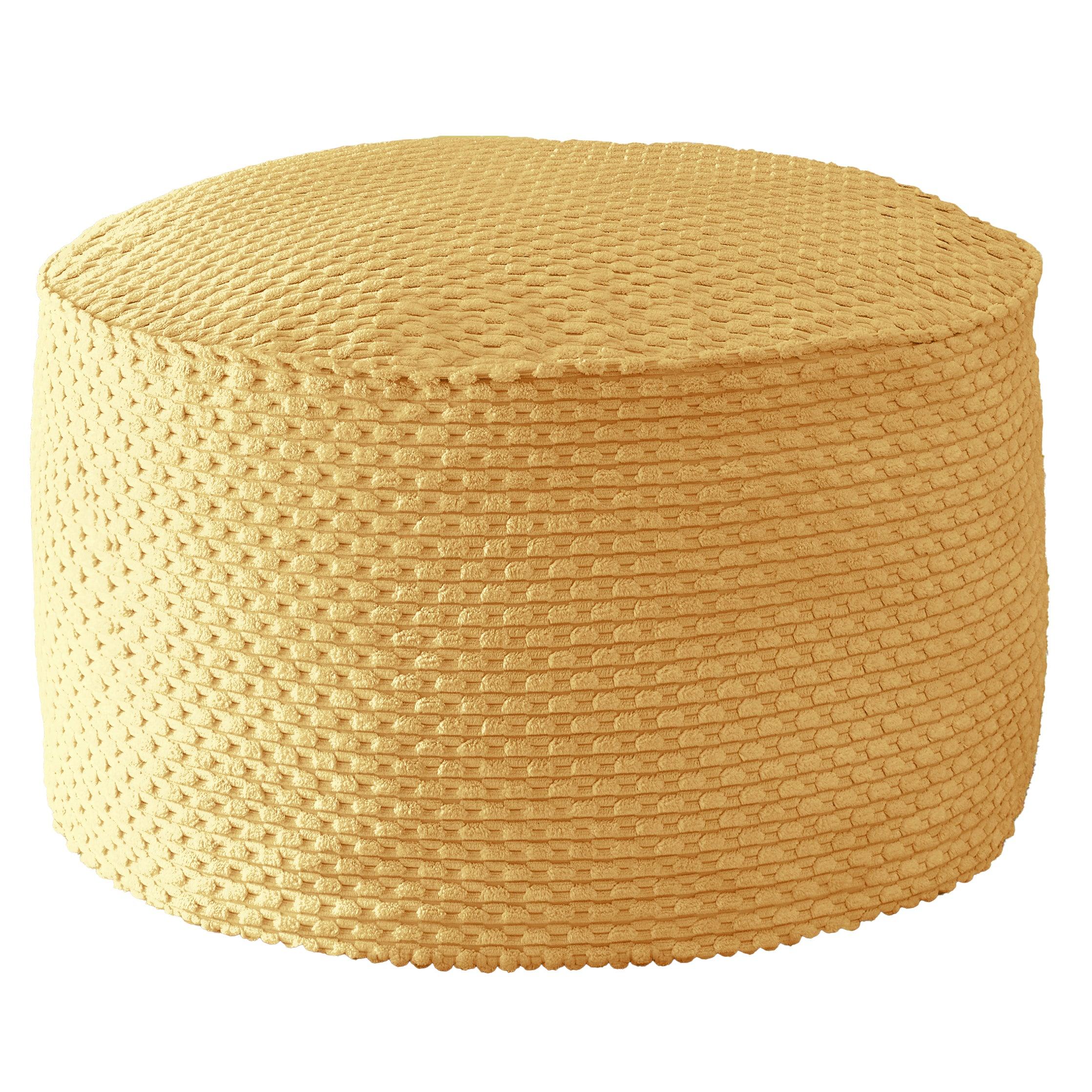 Round Indoor Becklee Bean Pouf - Sorra Home