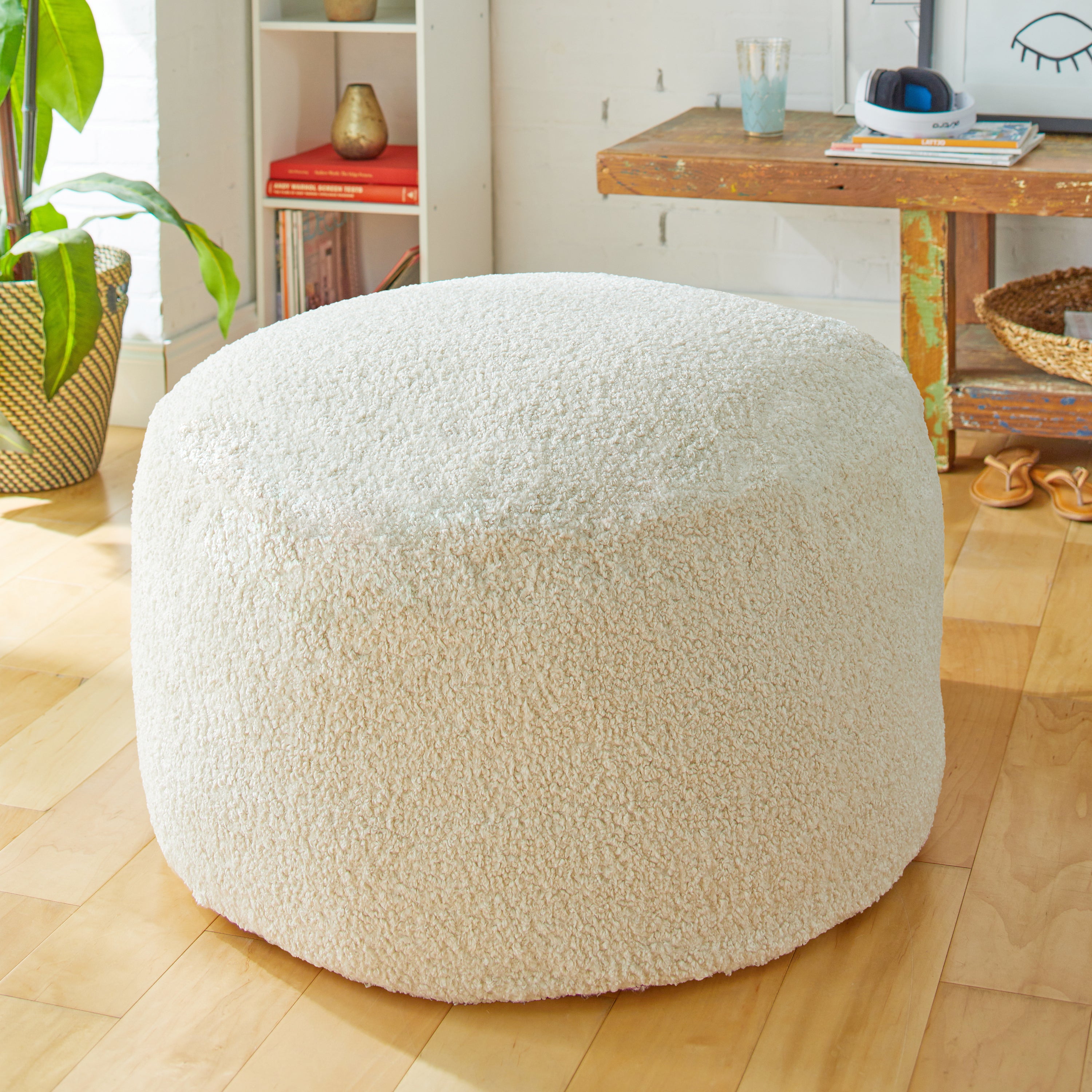 Square Zazzle Indoor Bean Pouf