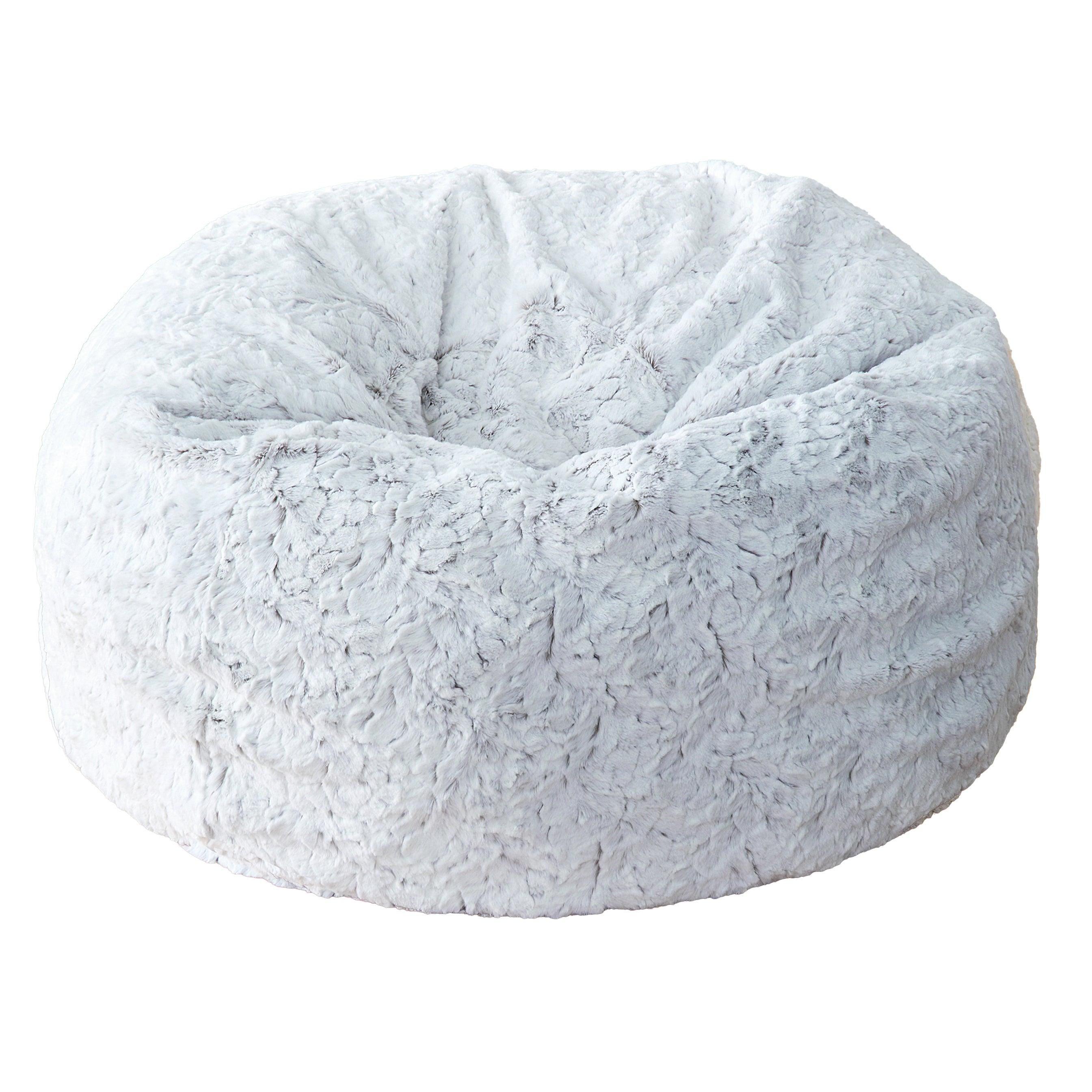 Indoor Fauxchilla Bean Bag - Sorra Home
