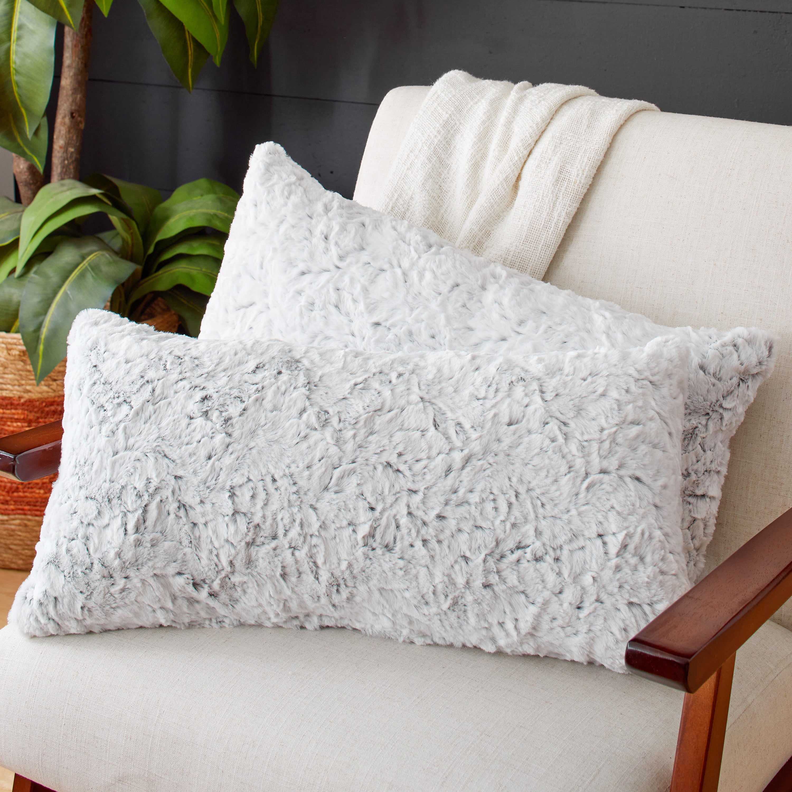 Fauxchilla Indoor Lumbar Pillow
