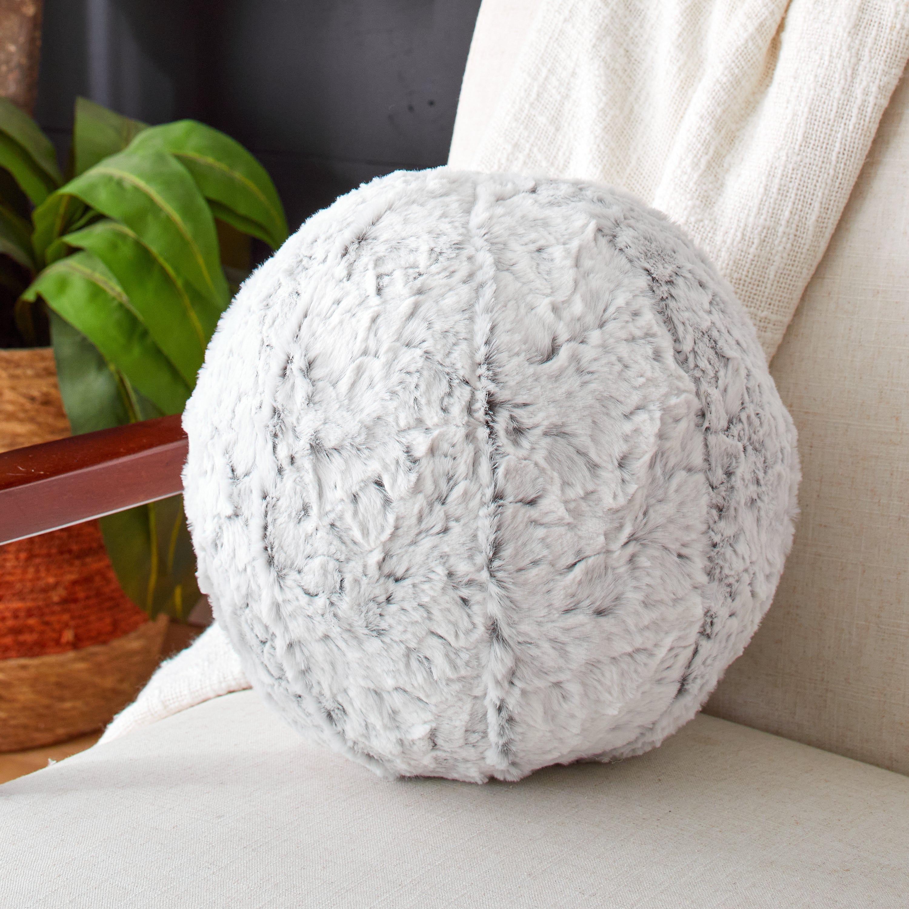 Fauxchilla Indoor Ball Pillow