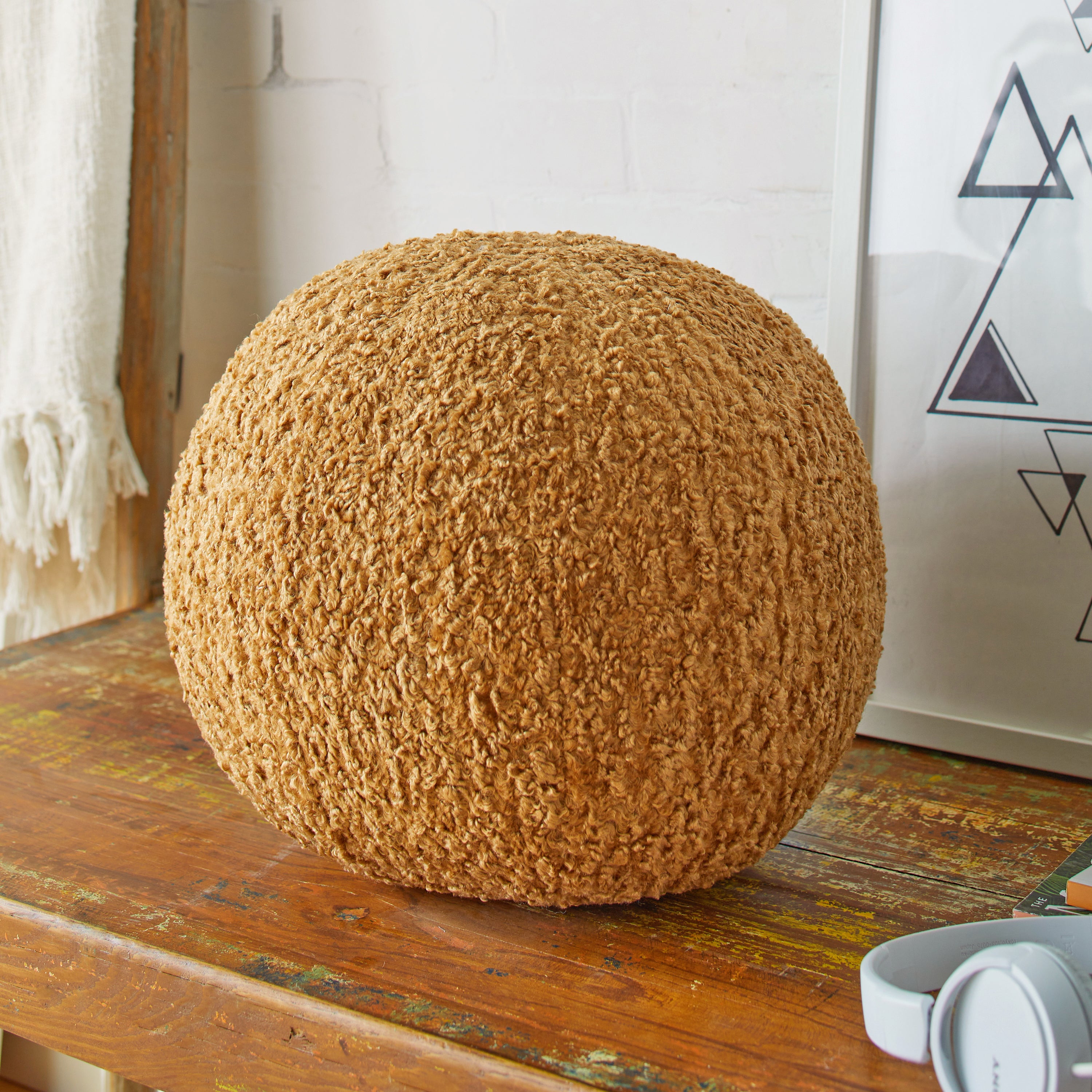 Round Zazzle Indoor Ball Pillow
