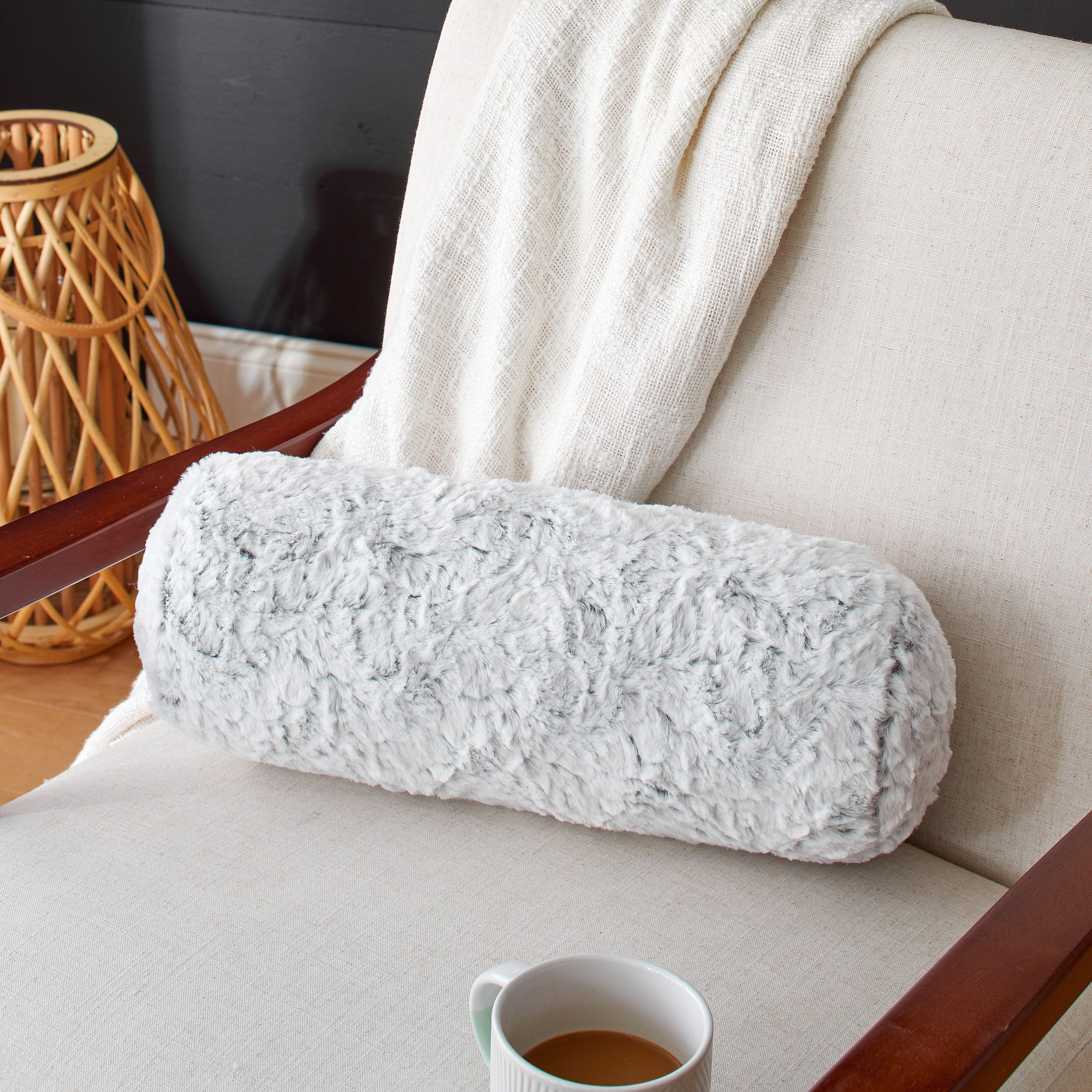 Fauxchilla Indoor Bolster Pillow