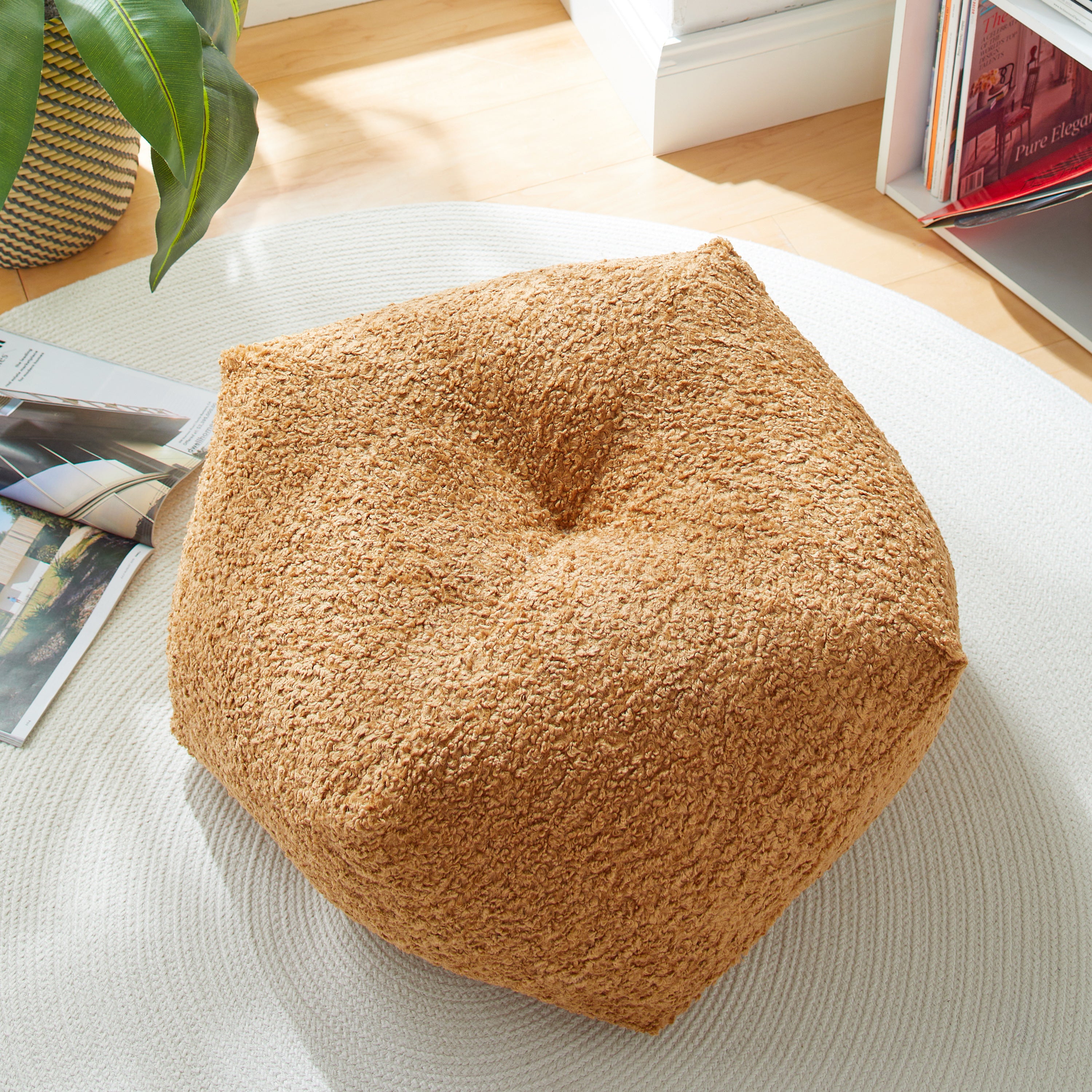 Zazzle Indoor Geometric Pouf