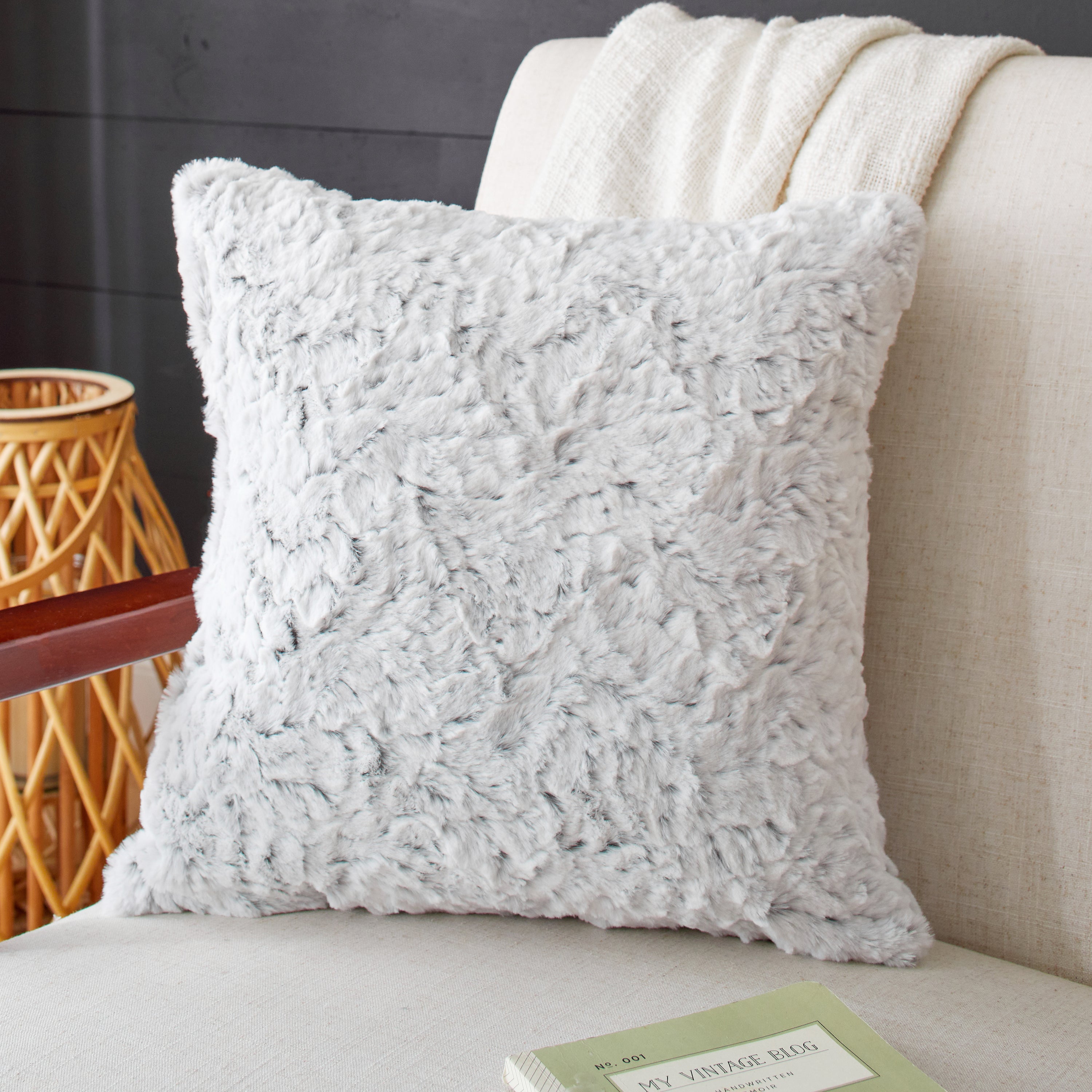 Fauxchilla Indoor Square Pillow