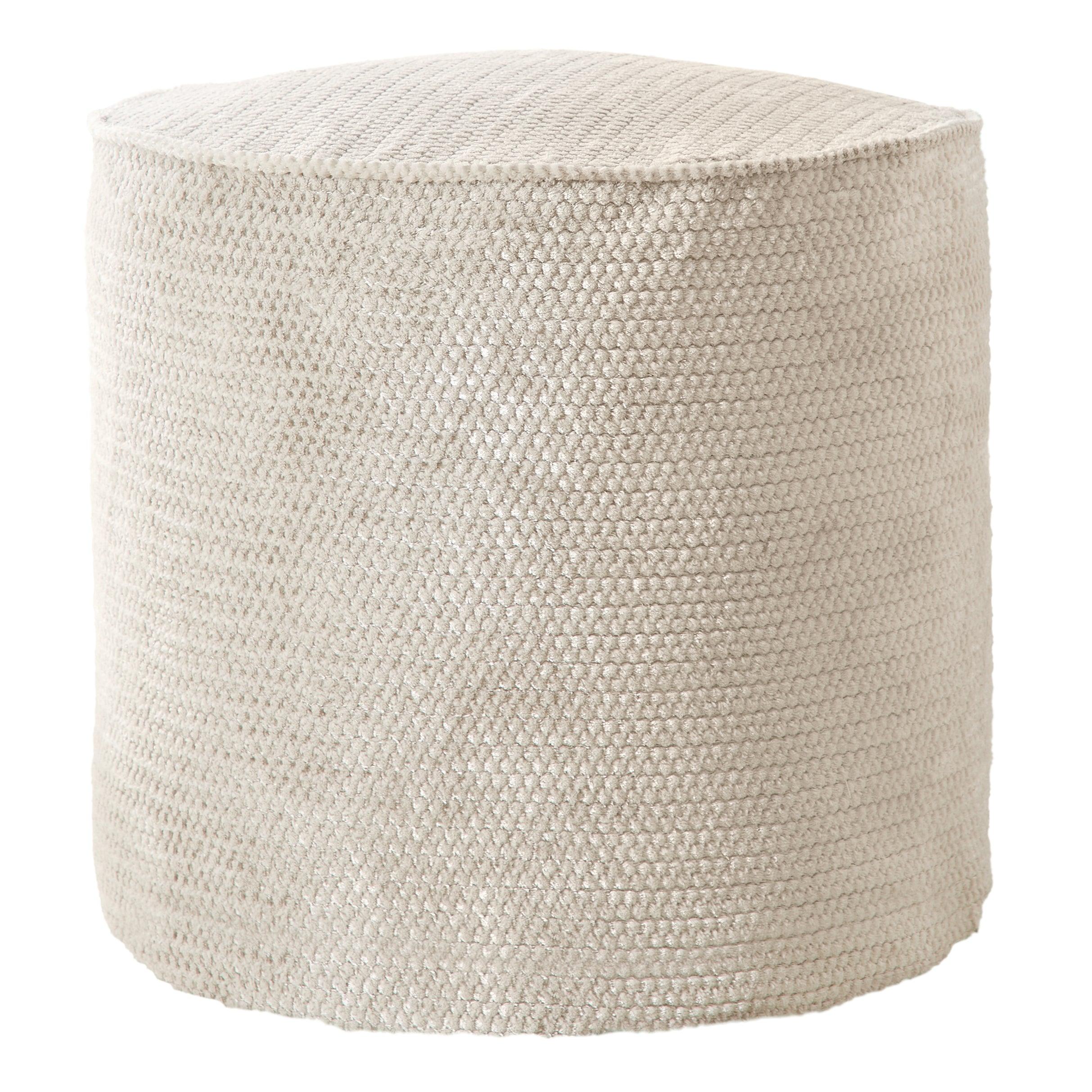 Round Indoor Sutherland Bean Pouf - Sorra Home