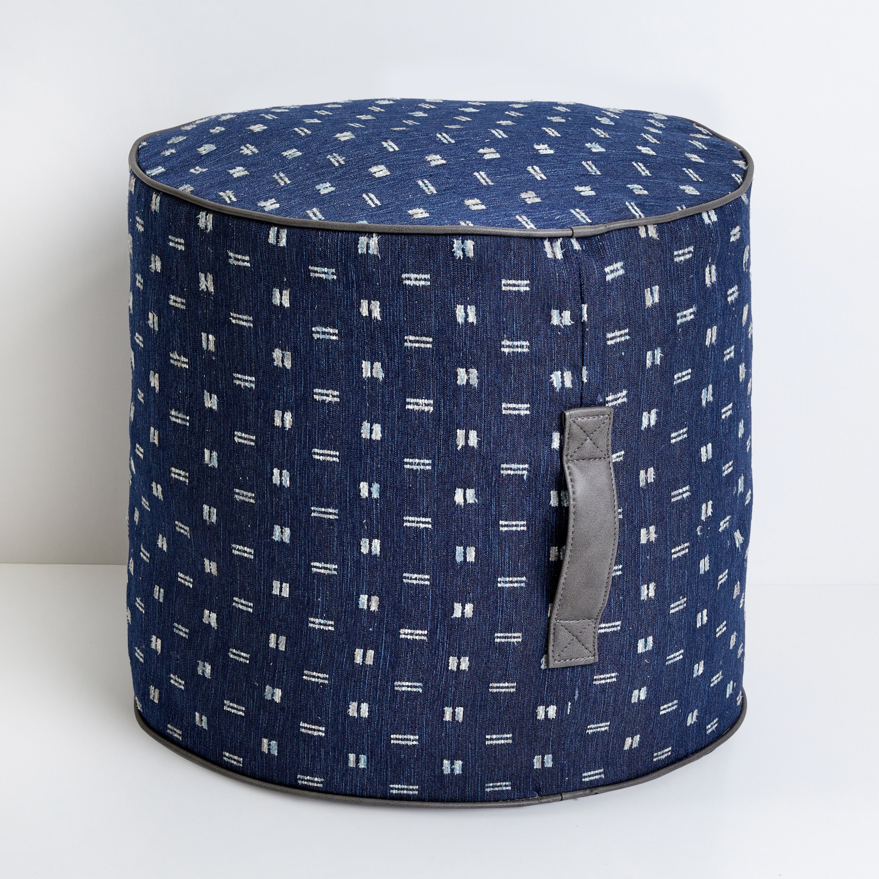 Round Indoor Zisper Bean Pouf