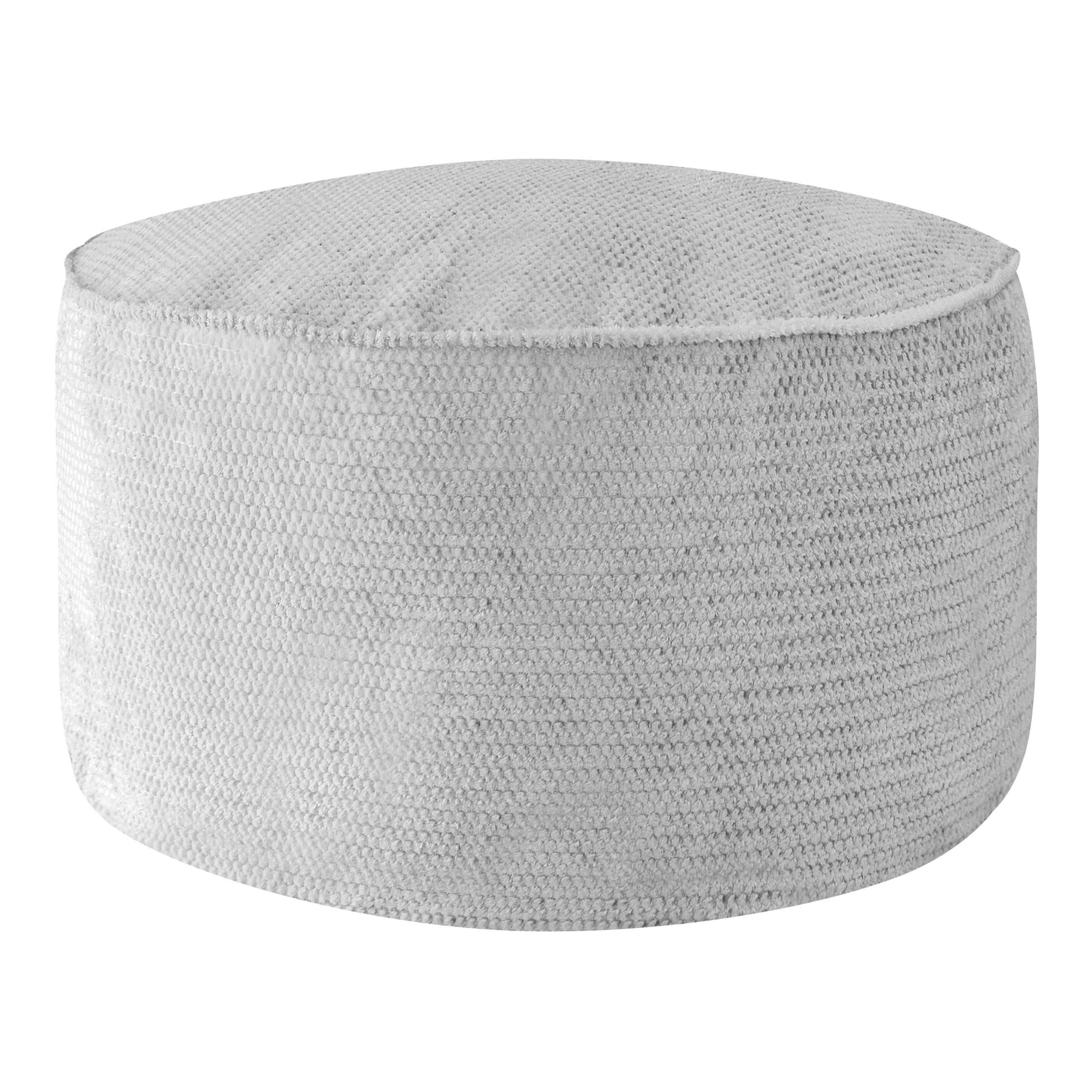 Round Indoor Sutherland Bean Pouf - Sorra Home