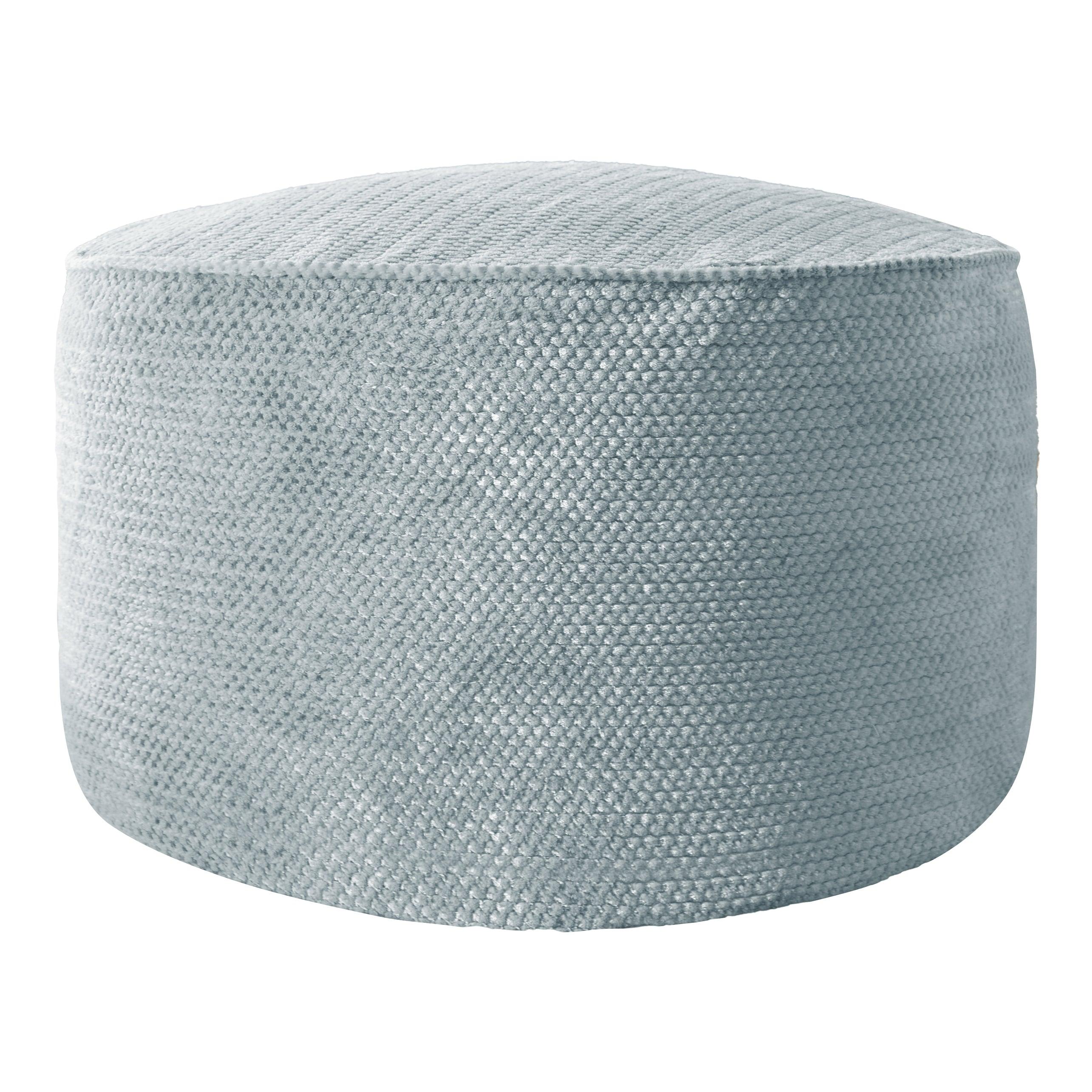 Round Indoor Sutherland Bean Pouf - Sorra Home