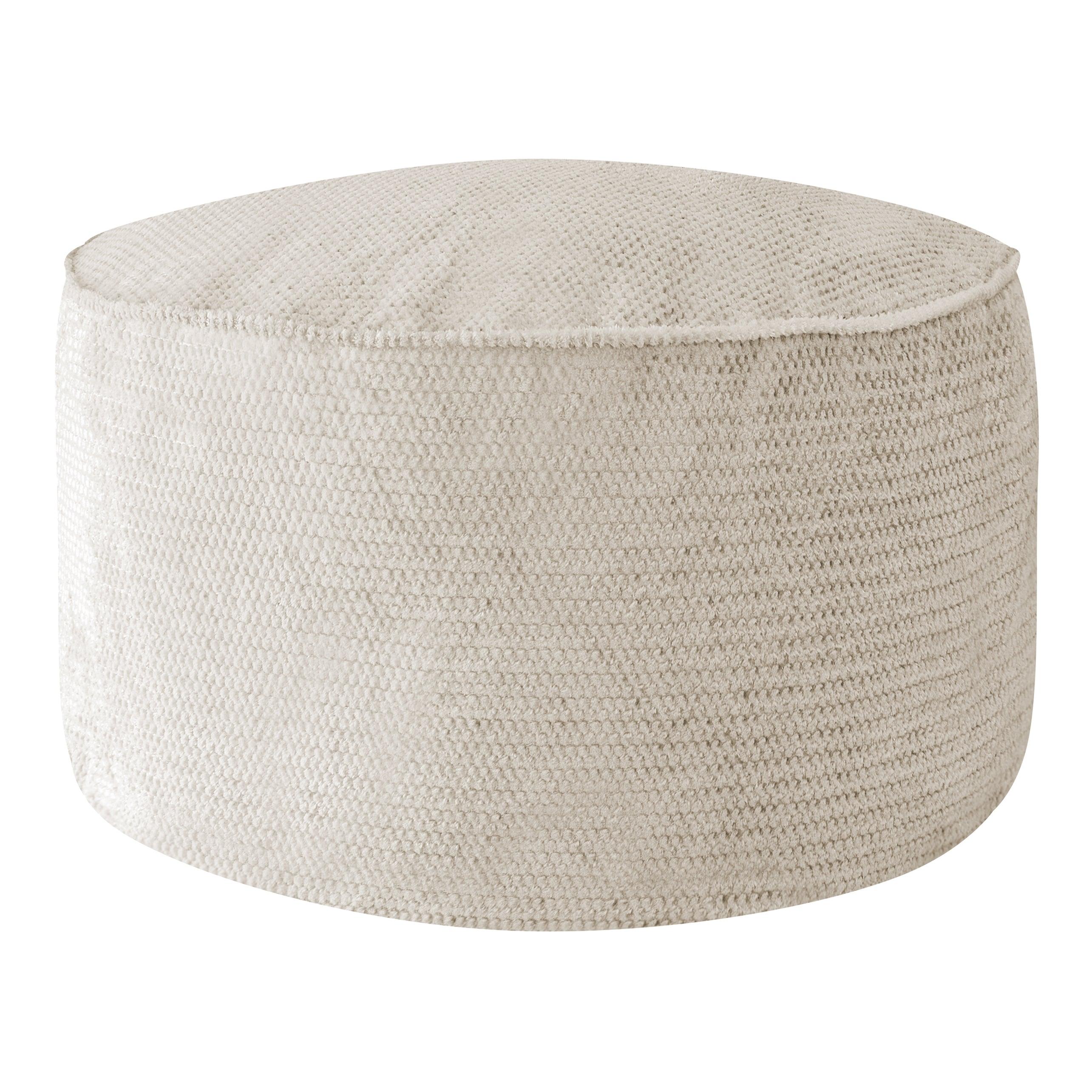 Round Indoor Sutherland Bean Pouf - Sorra Home