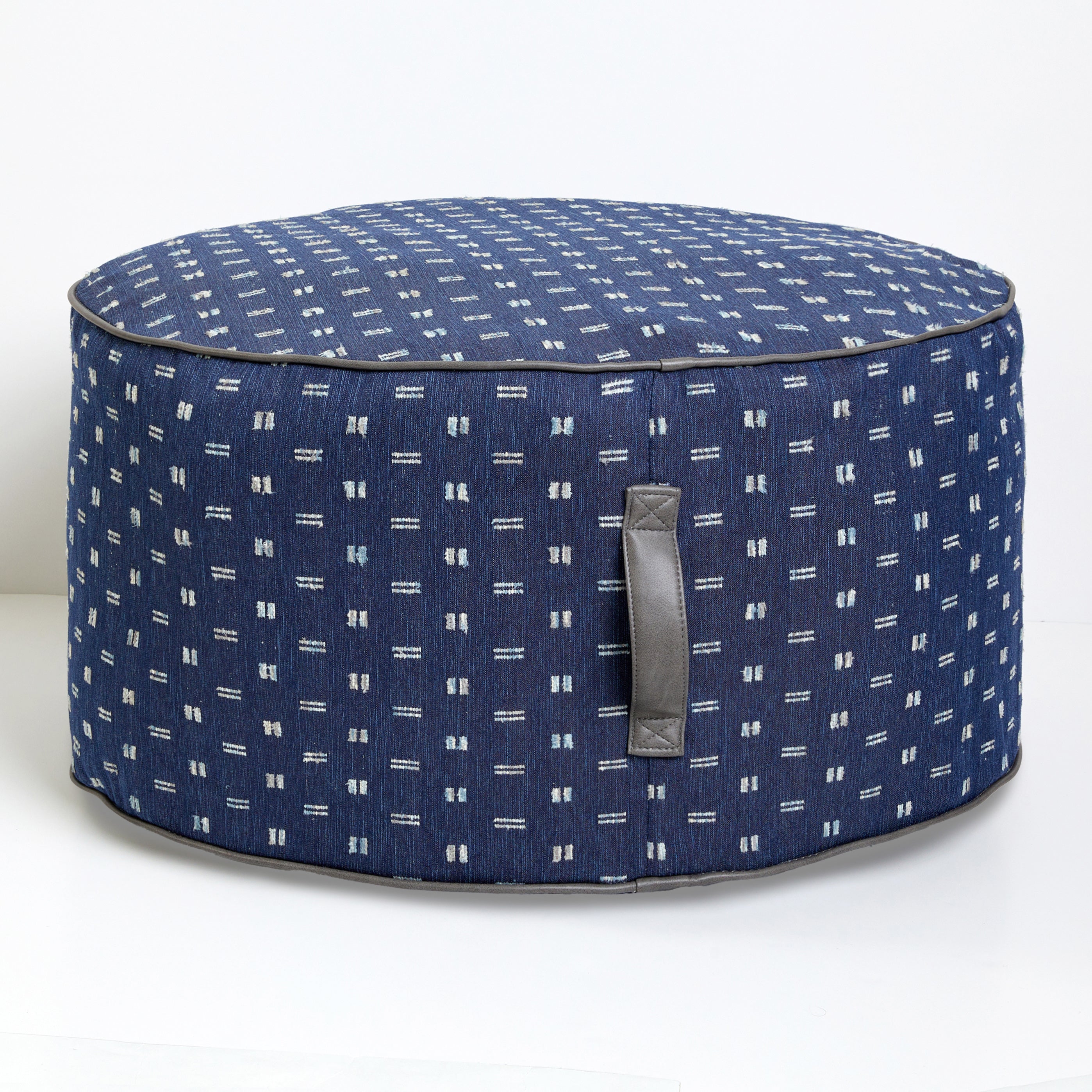 Round Indoor Zisper Bean Pouf