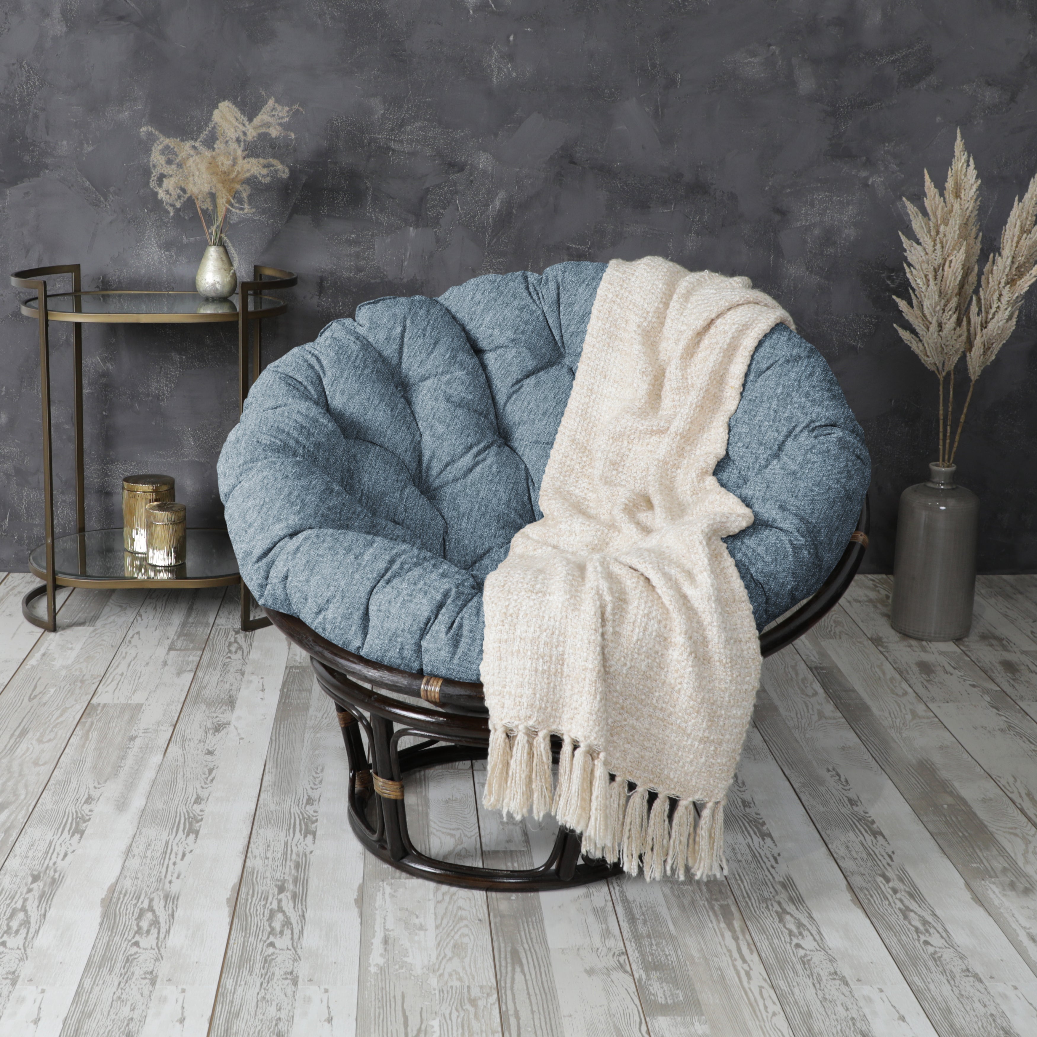 Round Indoor Angel Papasan Cushion