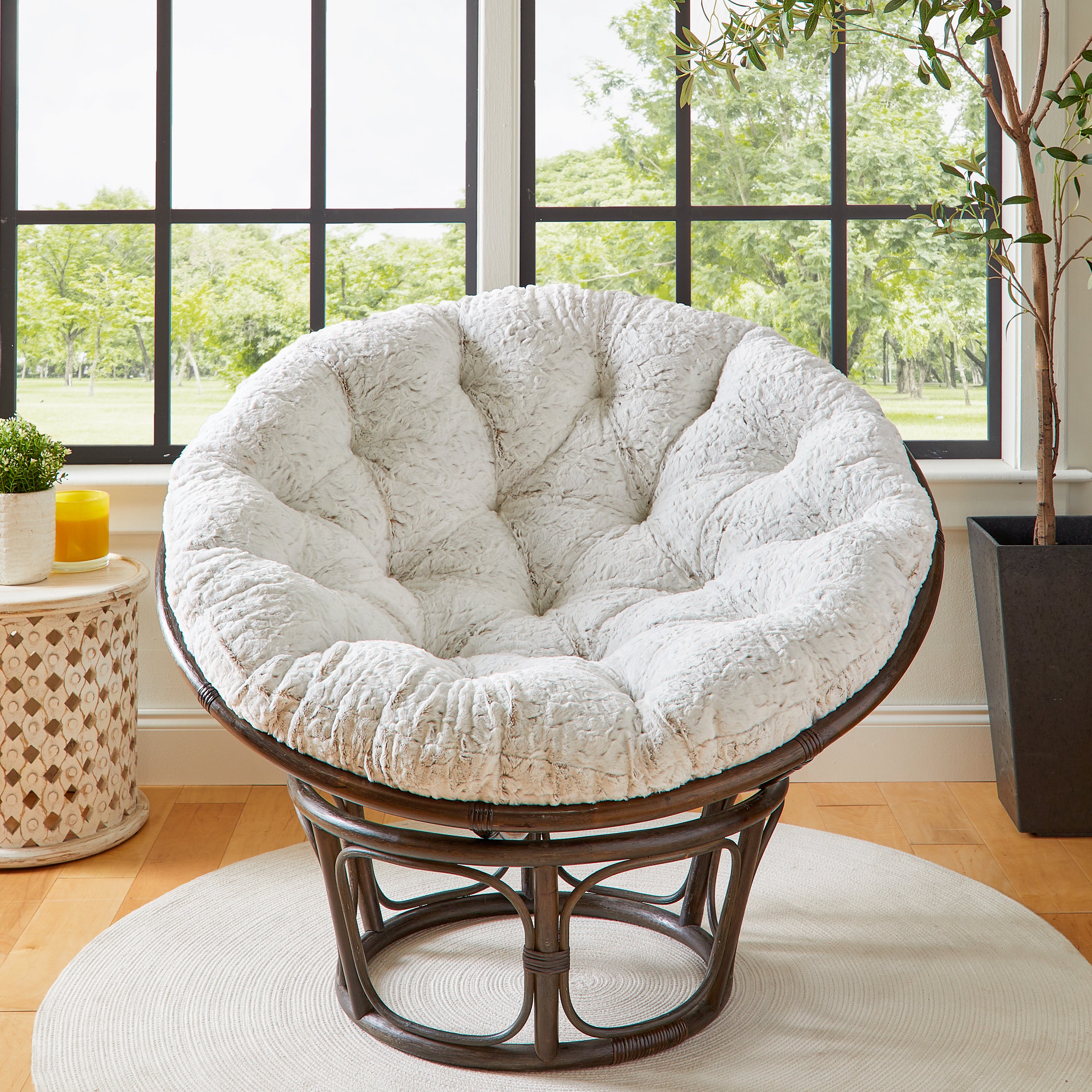 Fauxchilla Indoor Papasan Cushion