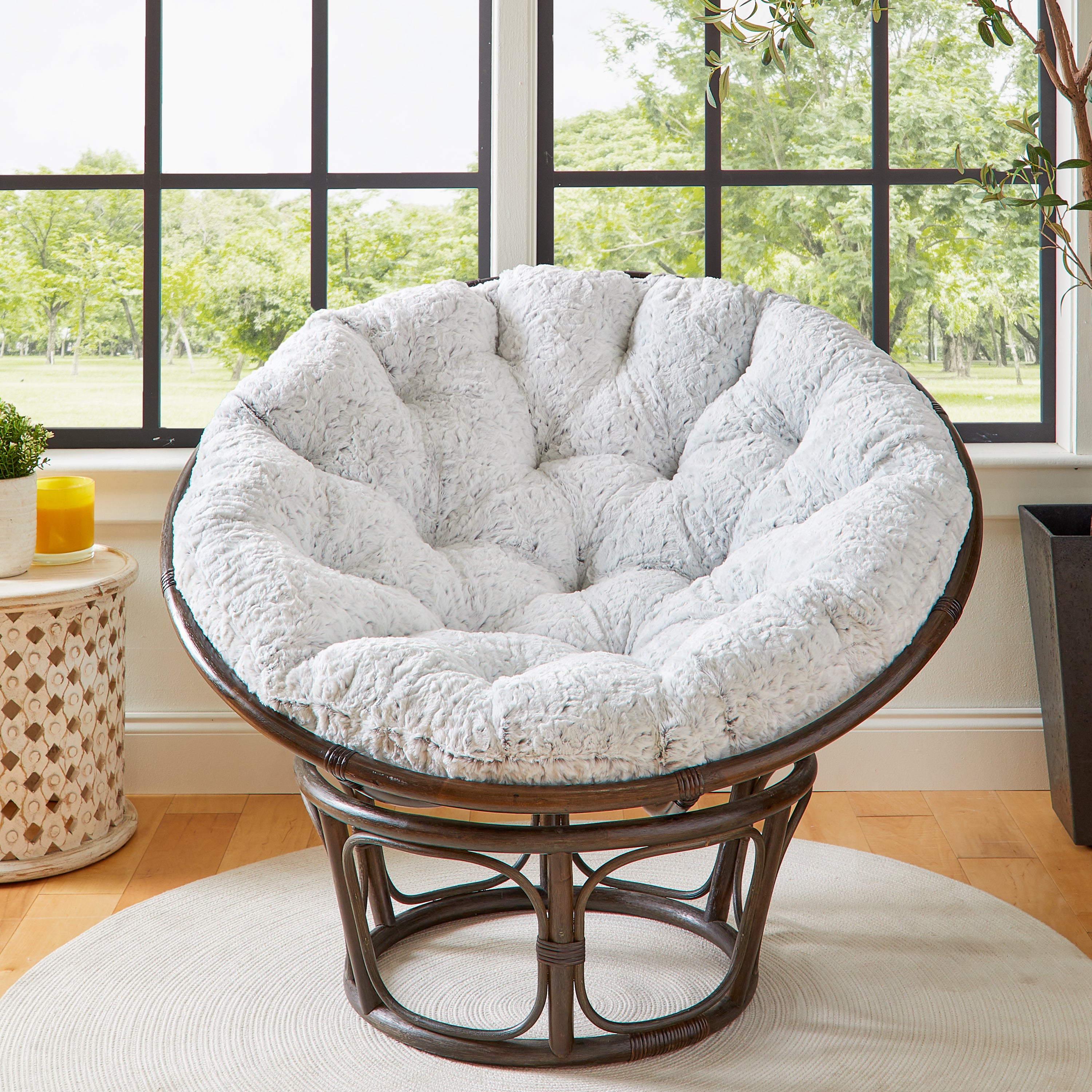 Fauxchilla Indoor Papasan Cushion