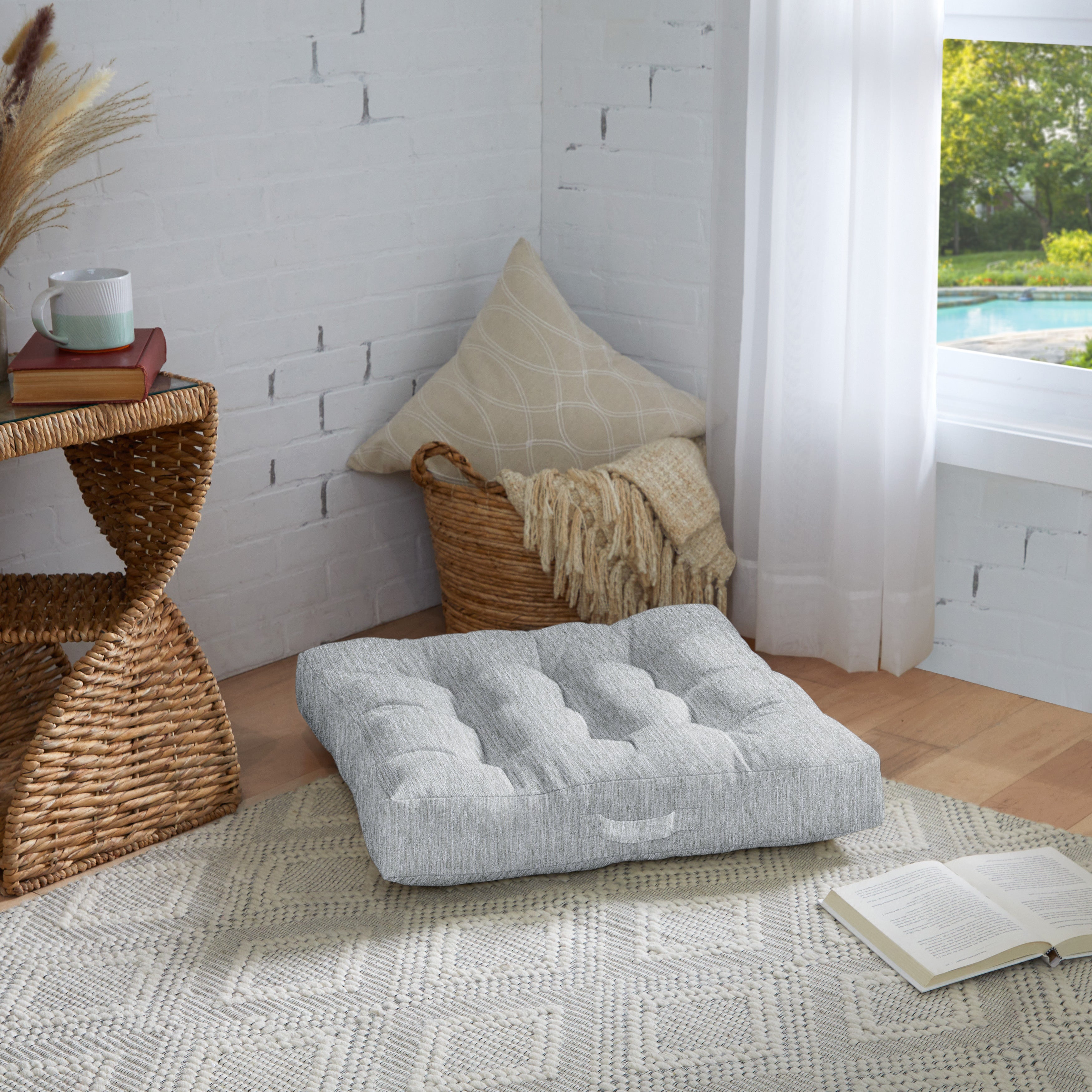 Square Indoor Angel Floor Pillow