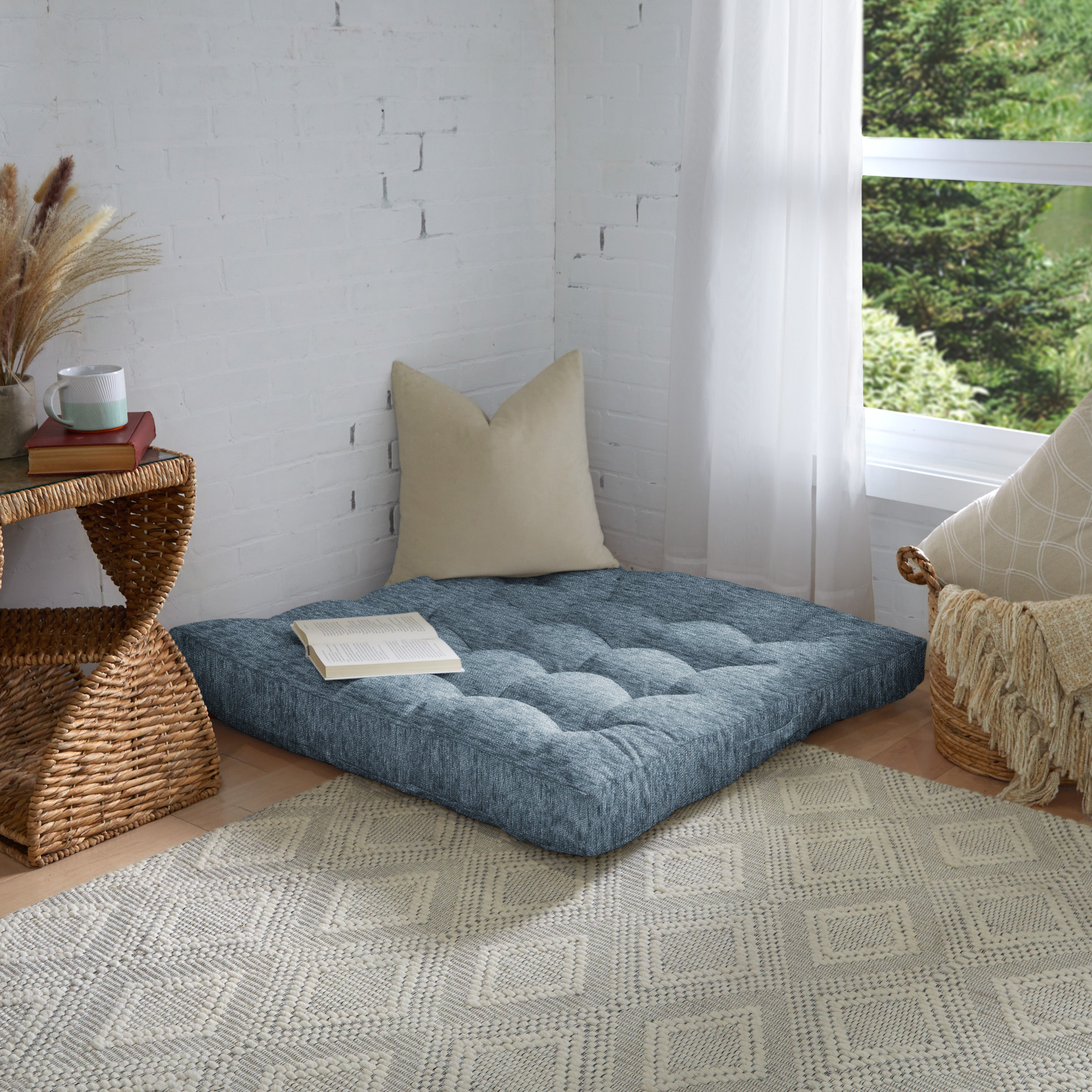 Square Indoor Angel Floor Pillow