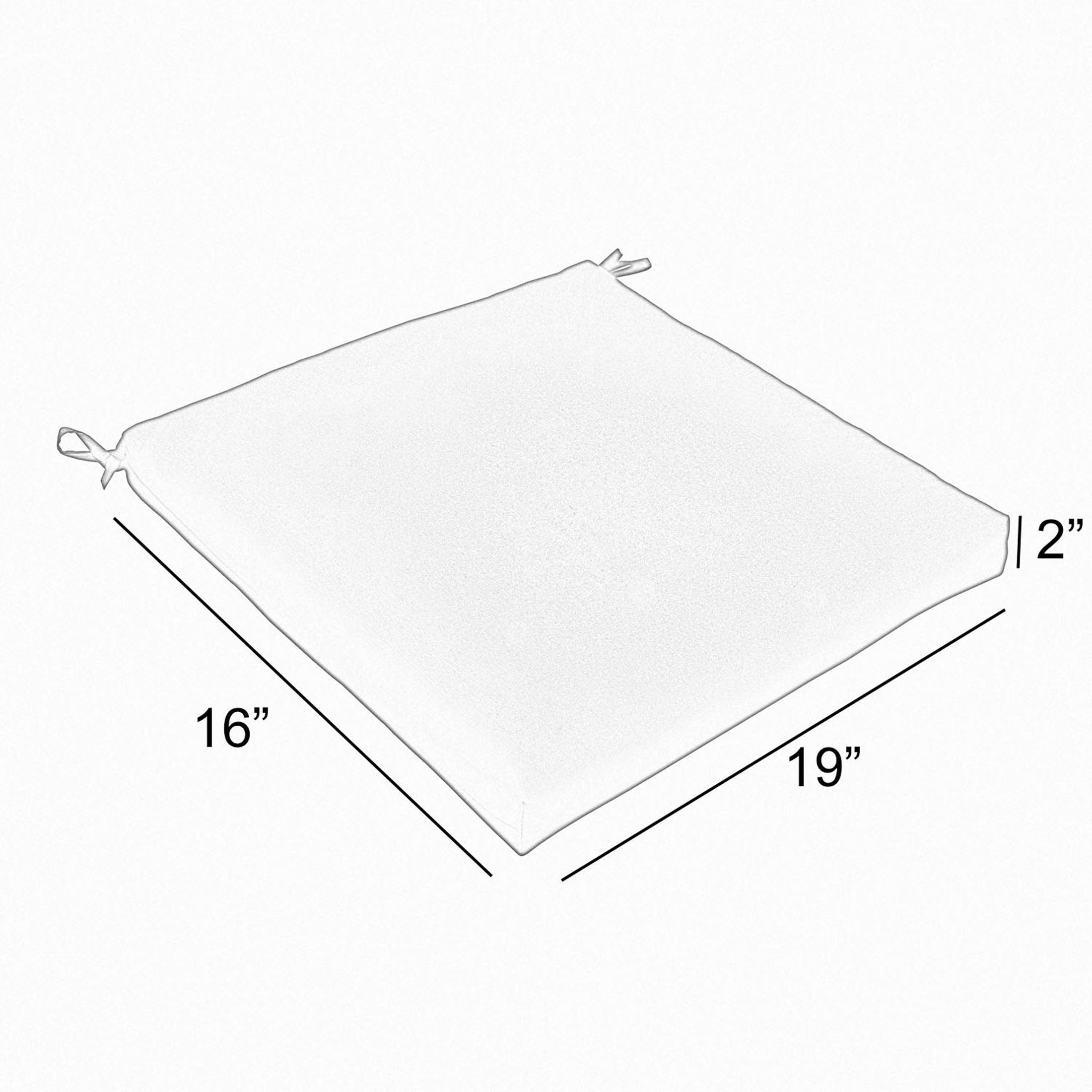 Sunbrella Mist Chair Pad (Set of 2) - Sorra Home