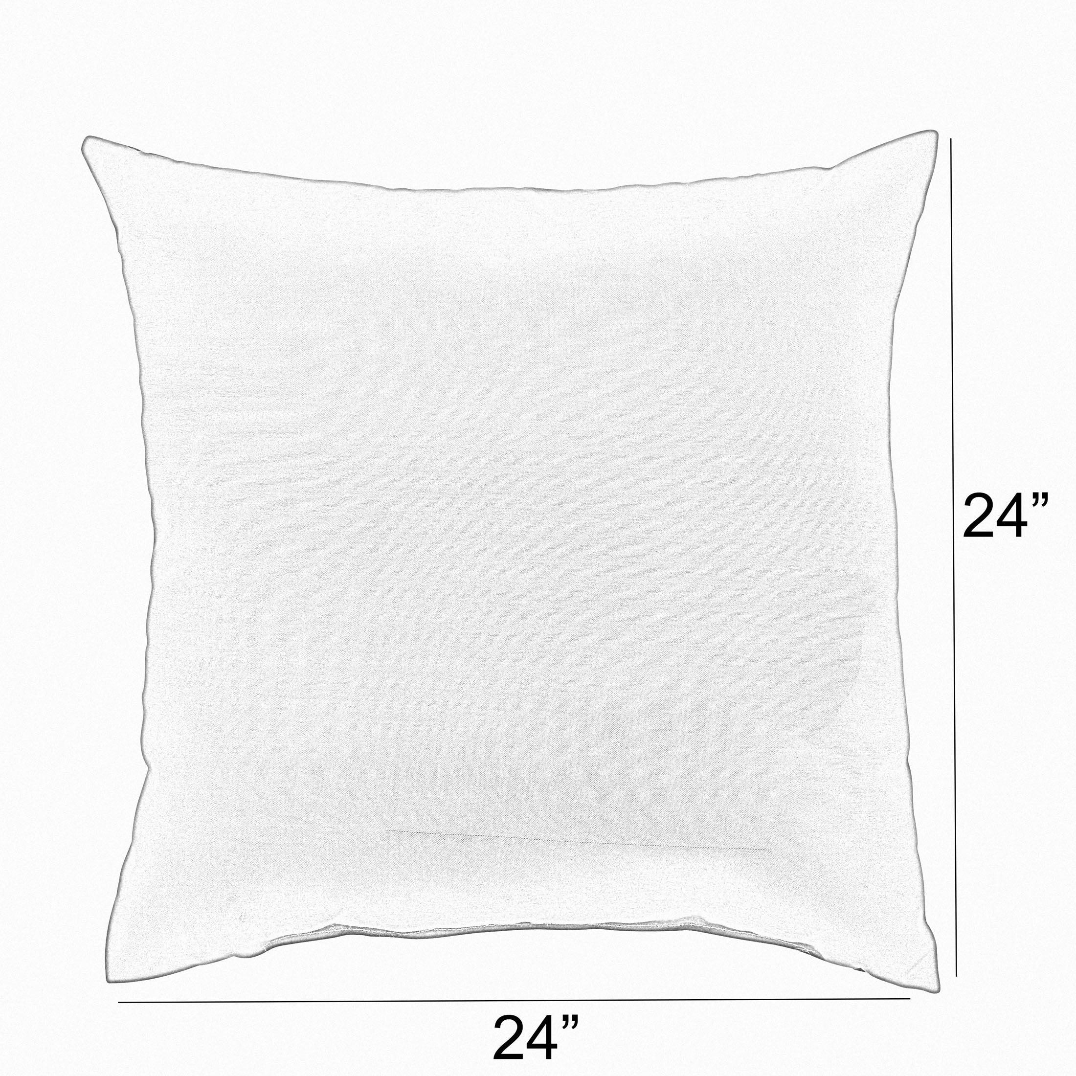 Sunbrella Carousel with Contrast Cording Square Corded Pillow (Set of 2) - Sorra Home