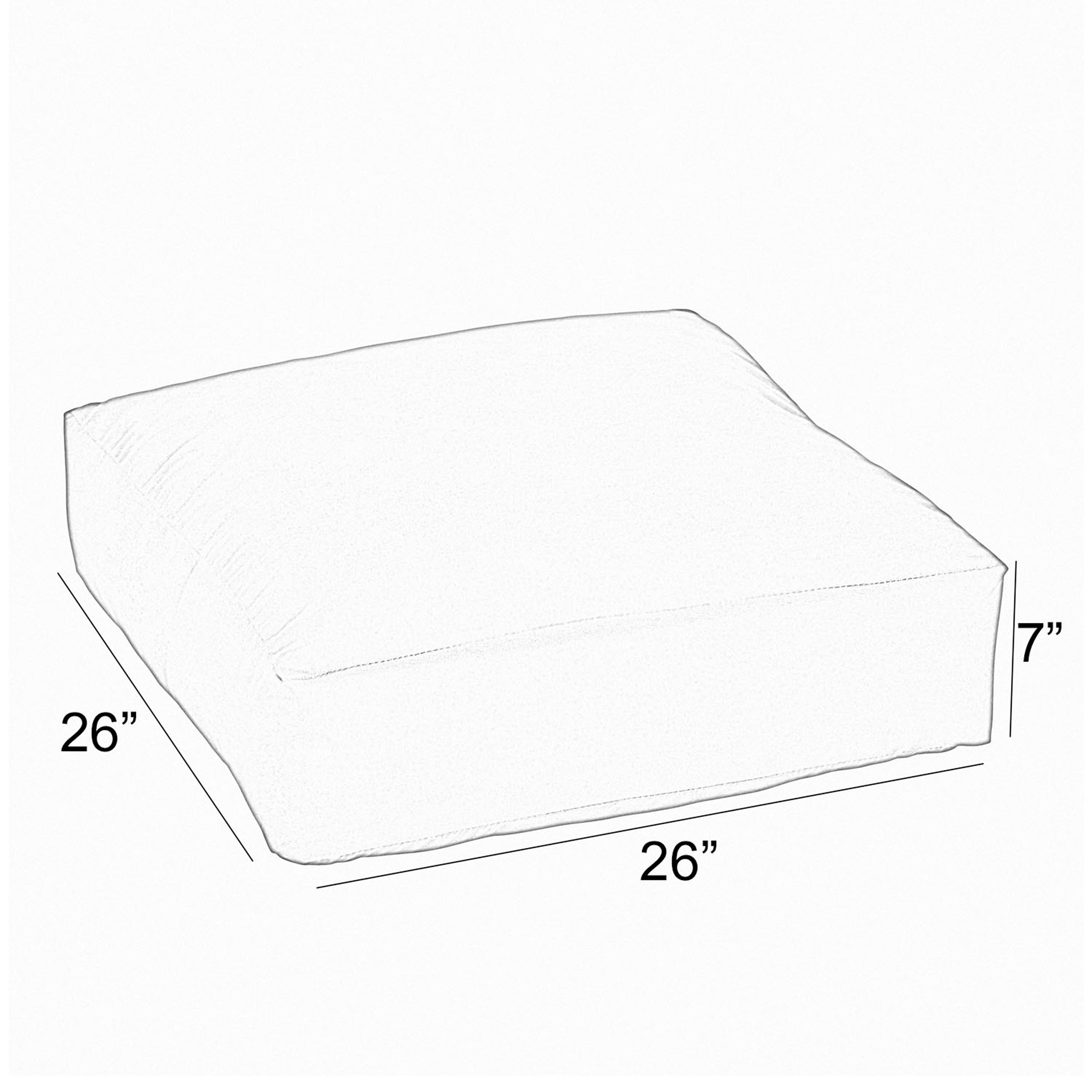 Sunbrella Outdoor Floor Pouf