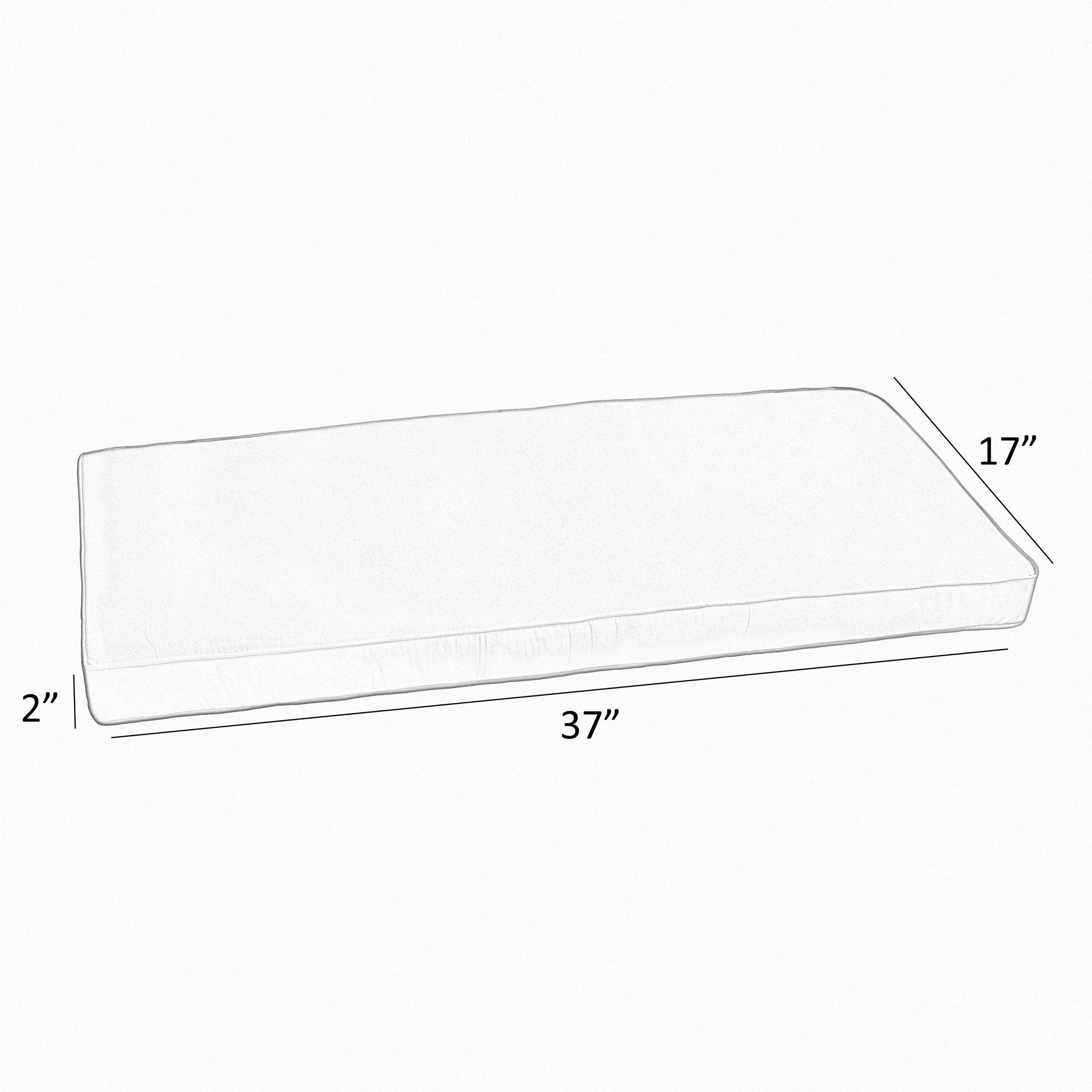 Sunbrella Shore Indoor/Outdoor Bench Cushion - Sorra Home