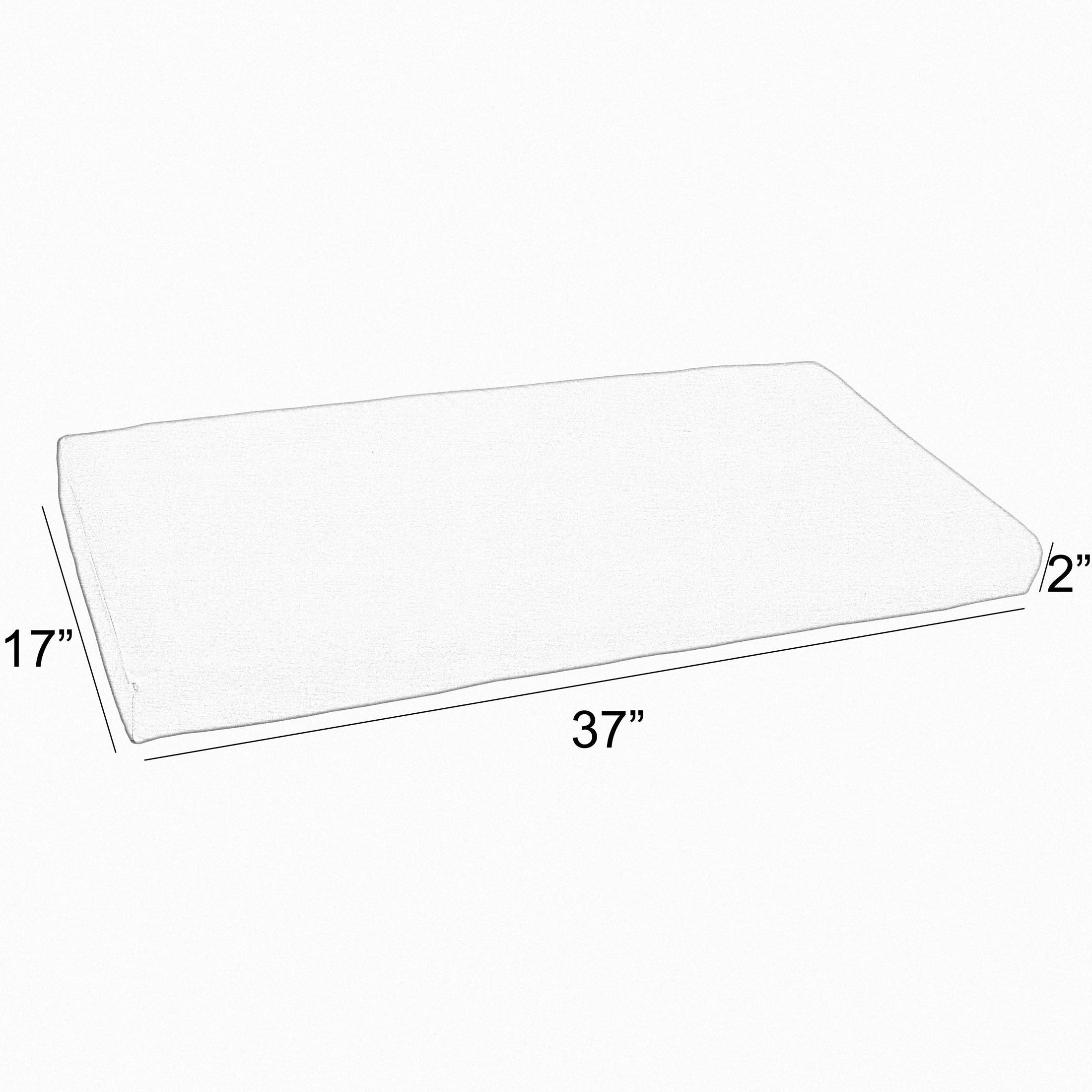 Sunbrella Round Front Bench Cushion - Sorra Home