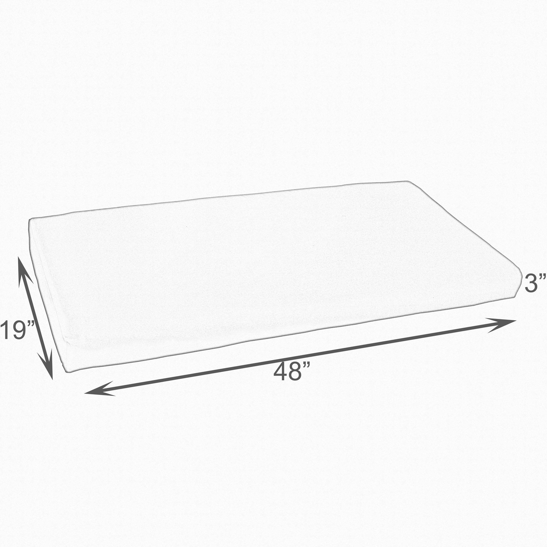 Anderson Indoor/Outdoor Round Front Bench Cushion - Sorra Home