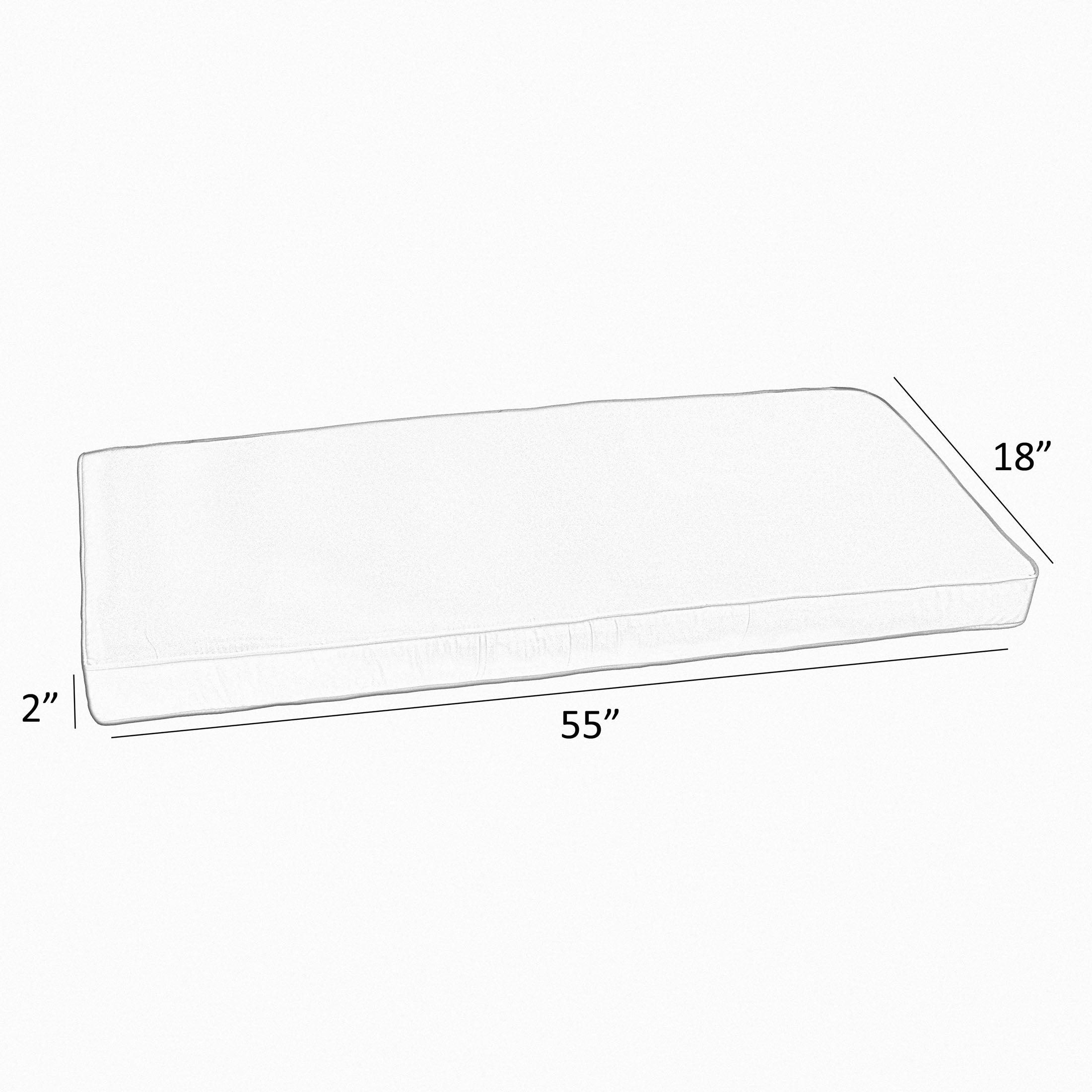 Sunbrella Indoor/Outdoor Bench Cushion - Sorra Home