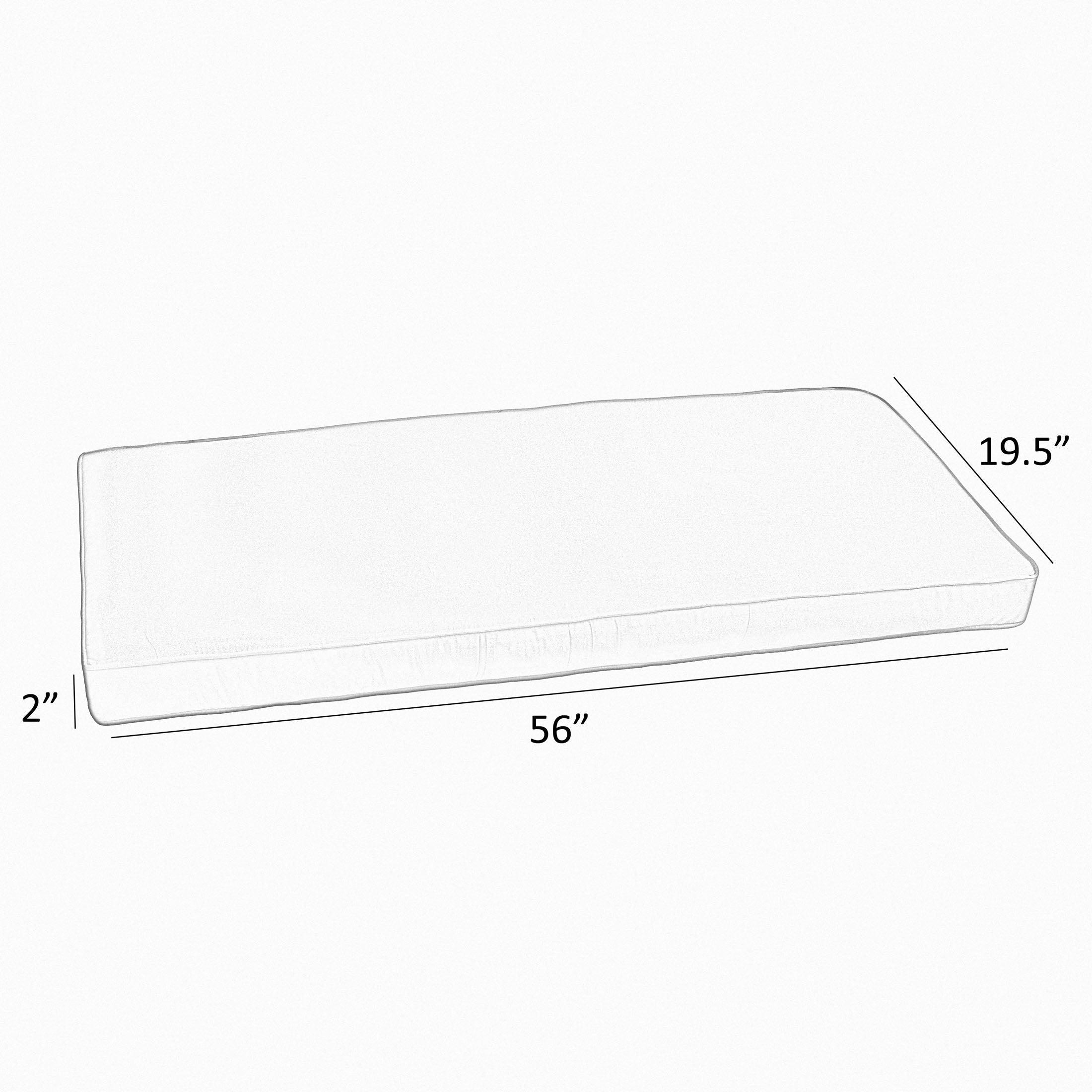 Sunbrella Spectrum Indoor/Outdoor Bench Cushion - Sorra Home