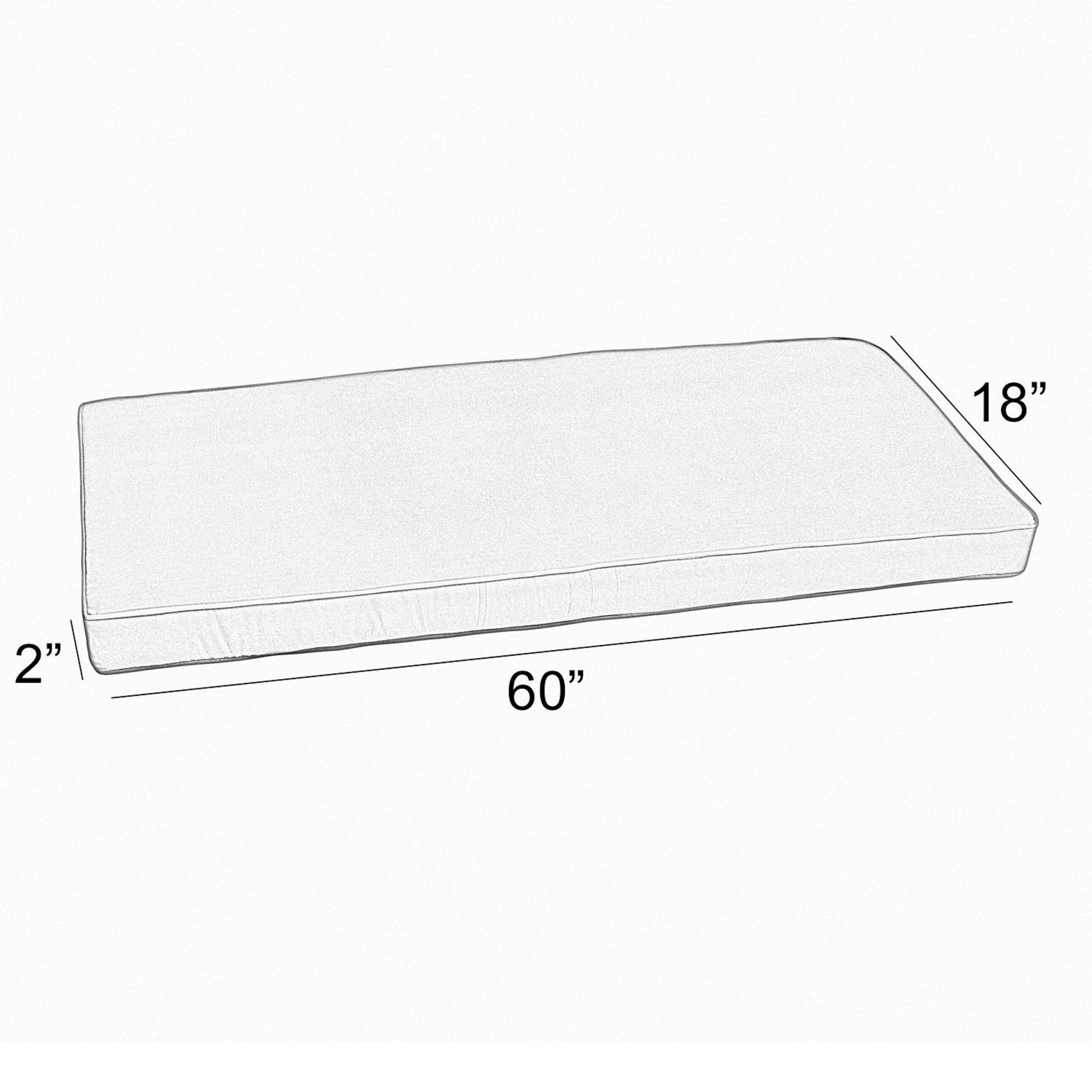 Sunbrella Indoor/Outdoor Bench Cushion - Sorra Home