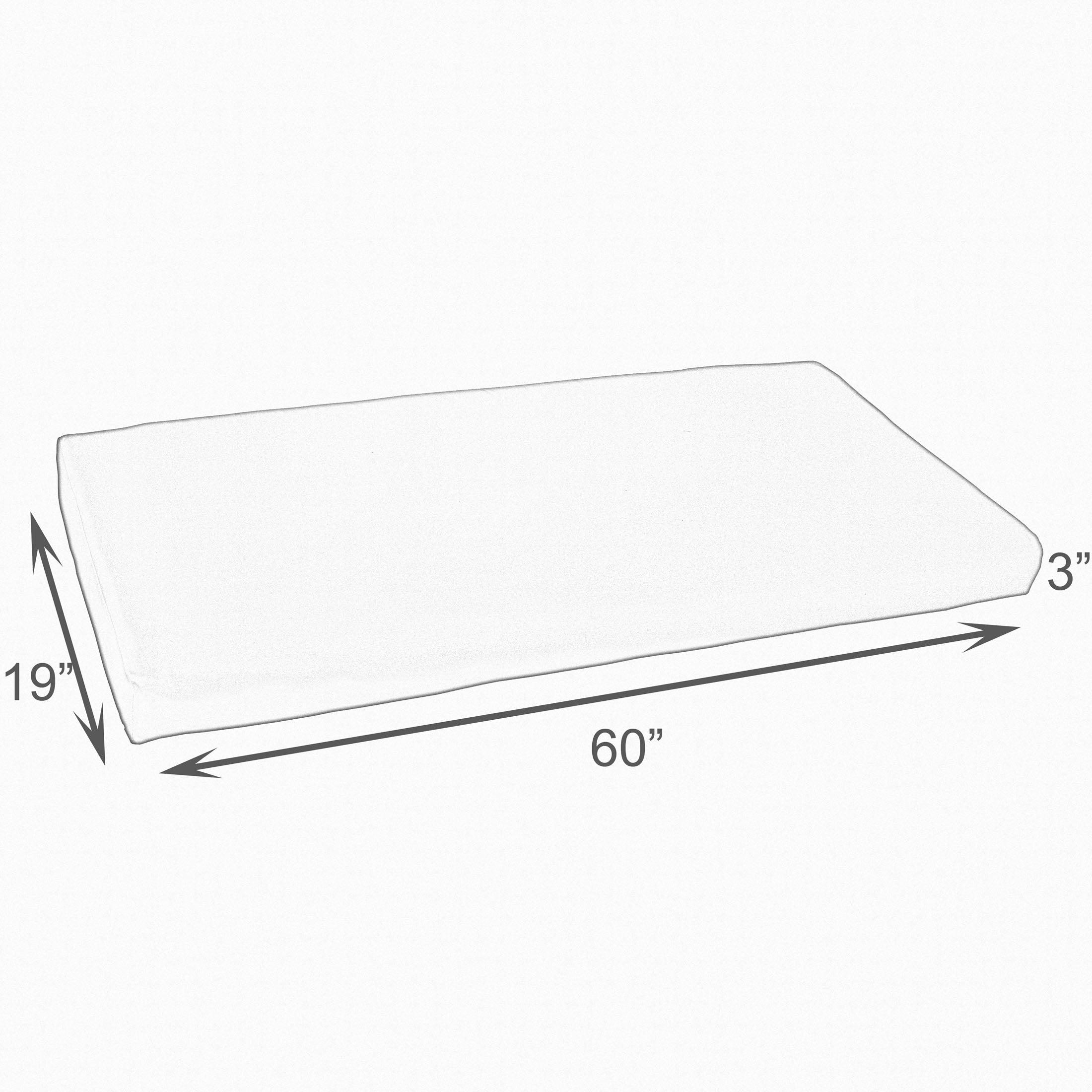 Sunbrella Round Front Bench Cushion - Sorra Home