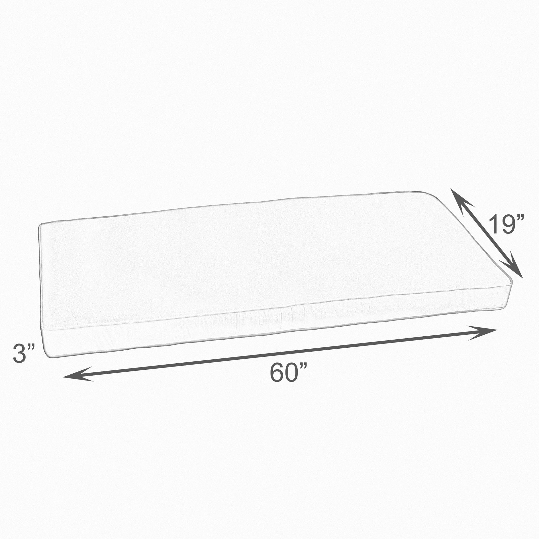 Sunbrella Indoor/Outdoor Bench Cushion - Sorra Home