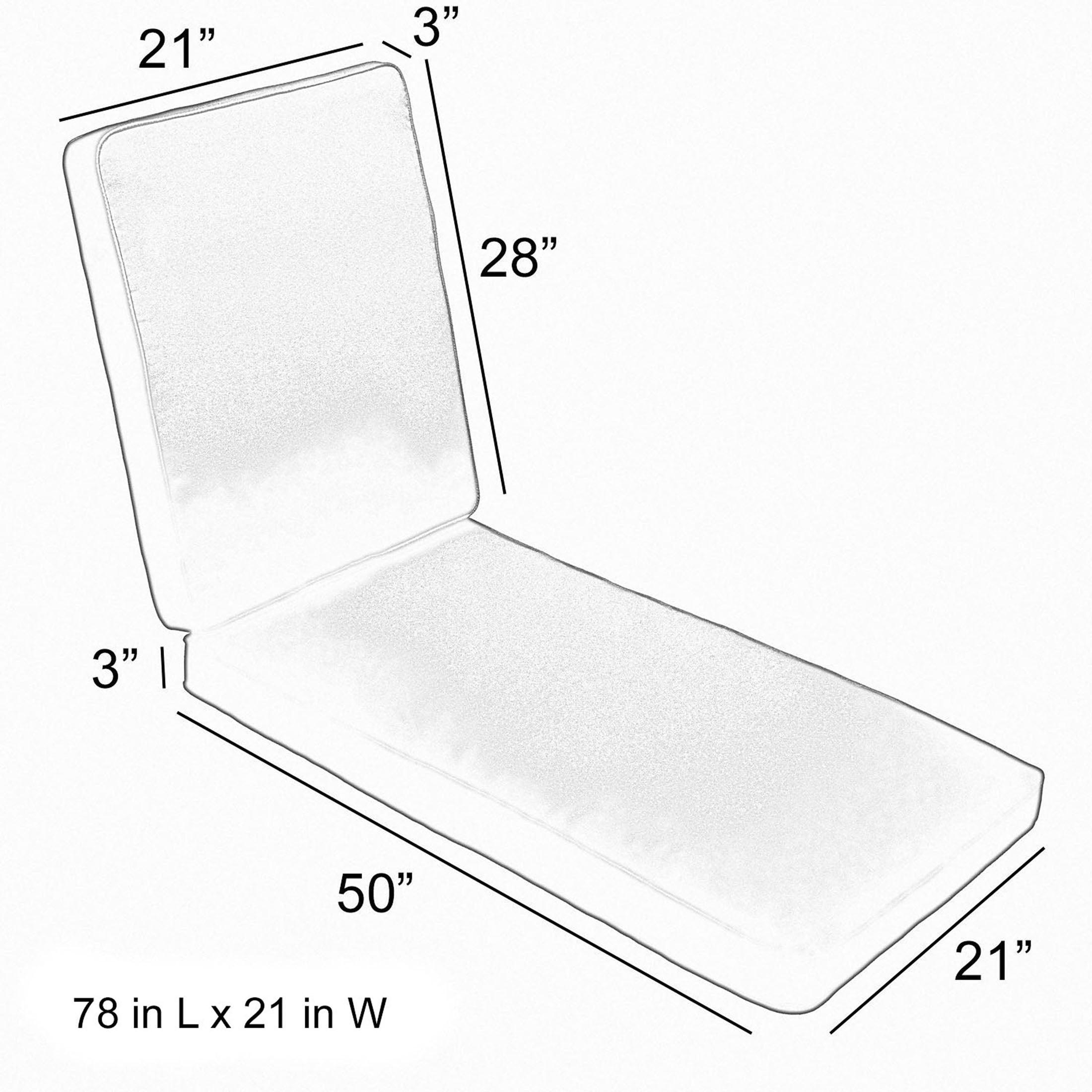 Sunbrella Chaise Lounge Cushion - Sorra Home