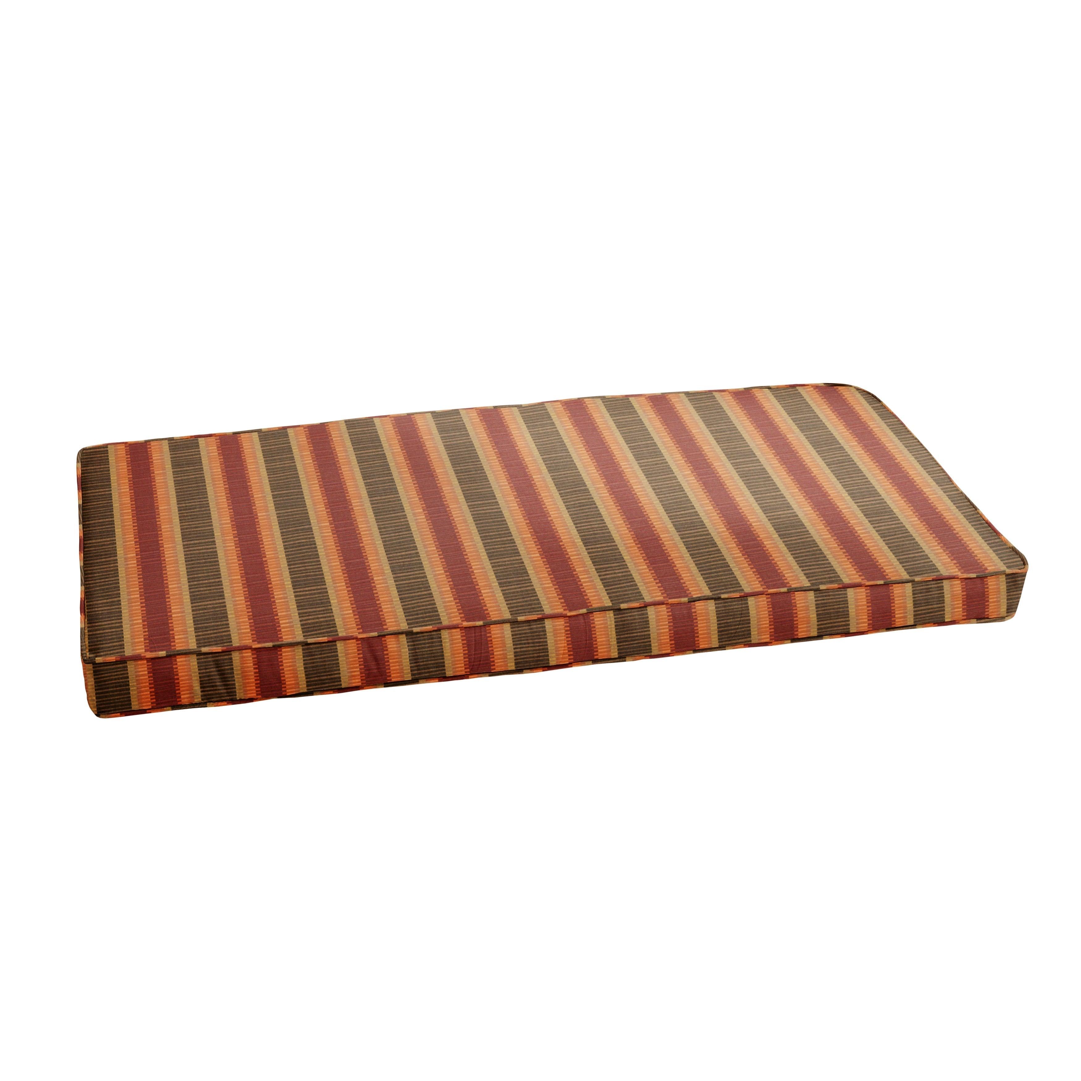 Sunbrella Dimone Sequoia Indoor/Outdoor Bench Cushion - Sorra Home