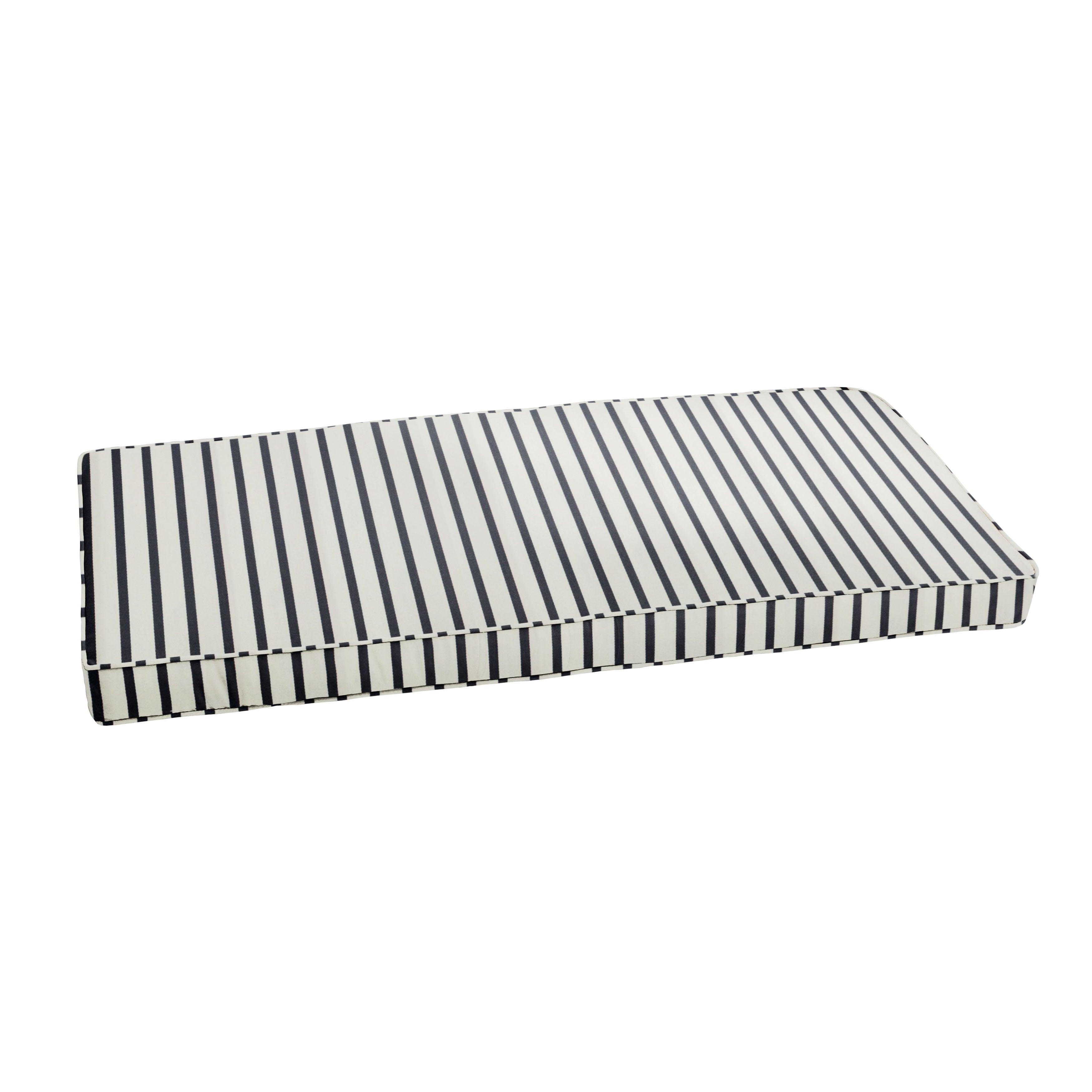 Sunbrella Lido Indoor/Outdoor Bench Cushion - Sorra Home