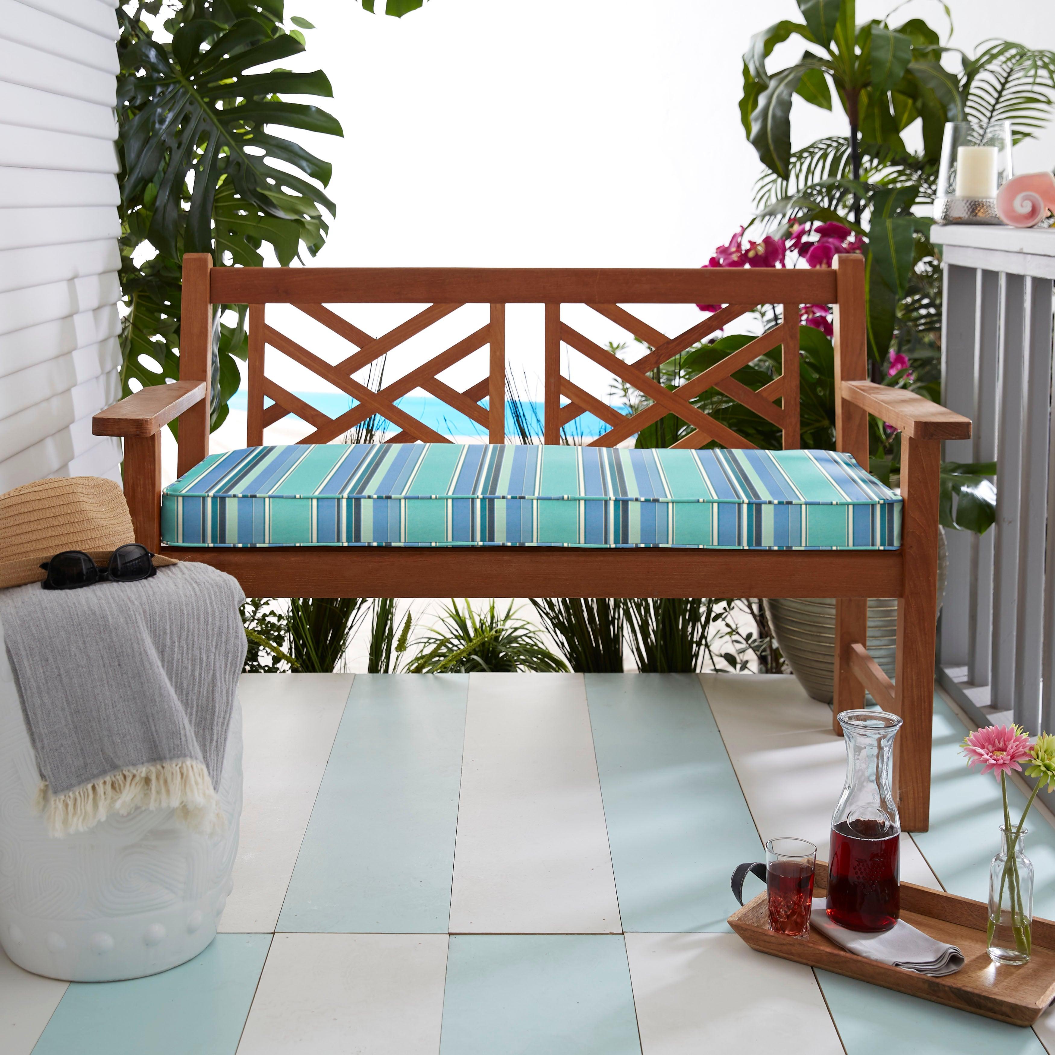 Sunbrella Dolce Indoor/Outdoor Bench Cushion - Sorra Home