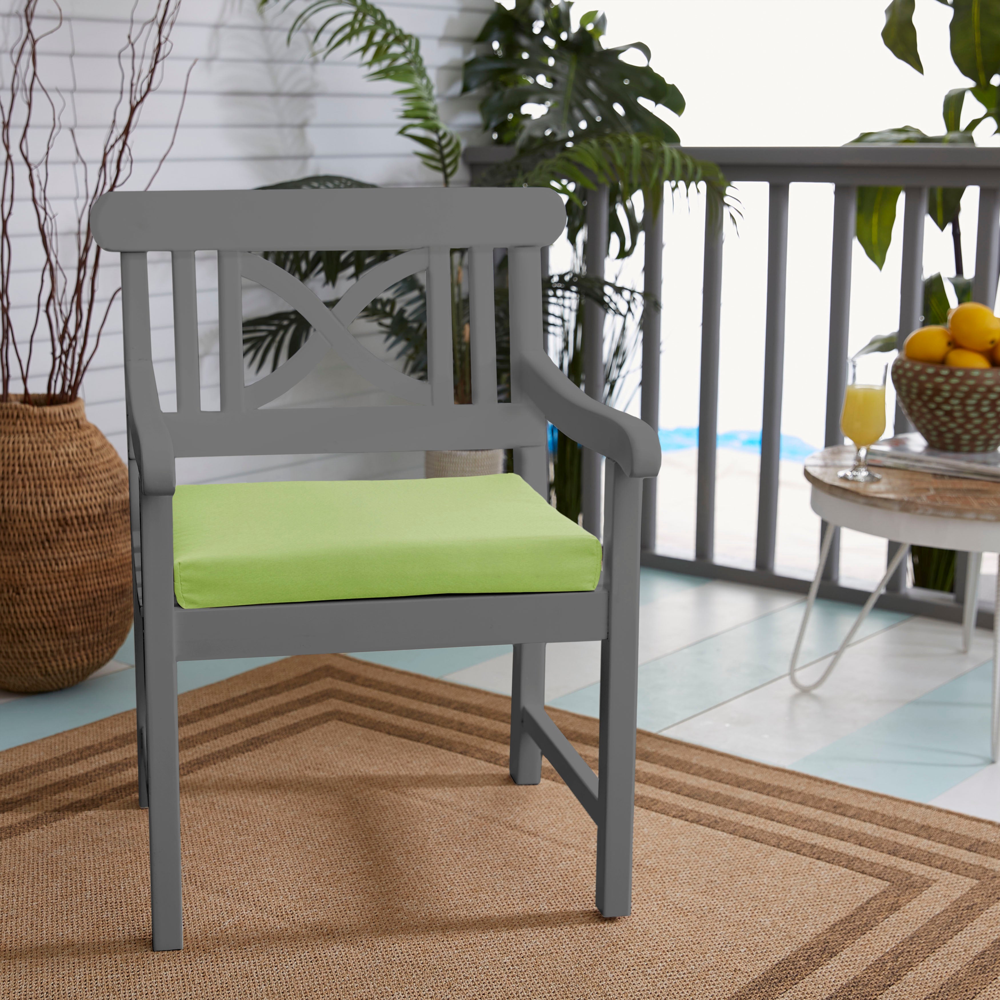 Indoor/Outdoor Chair Cushion (Set of 2)