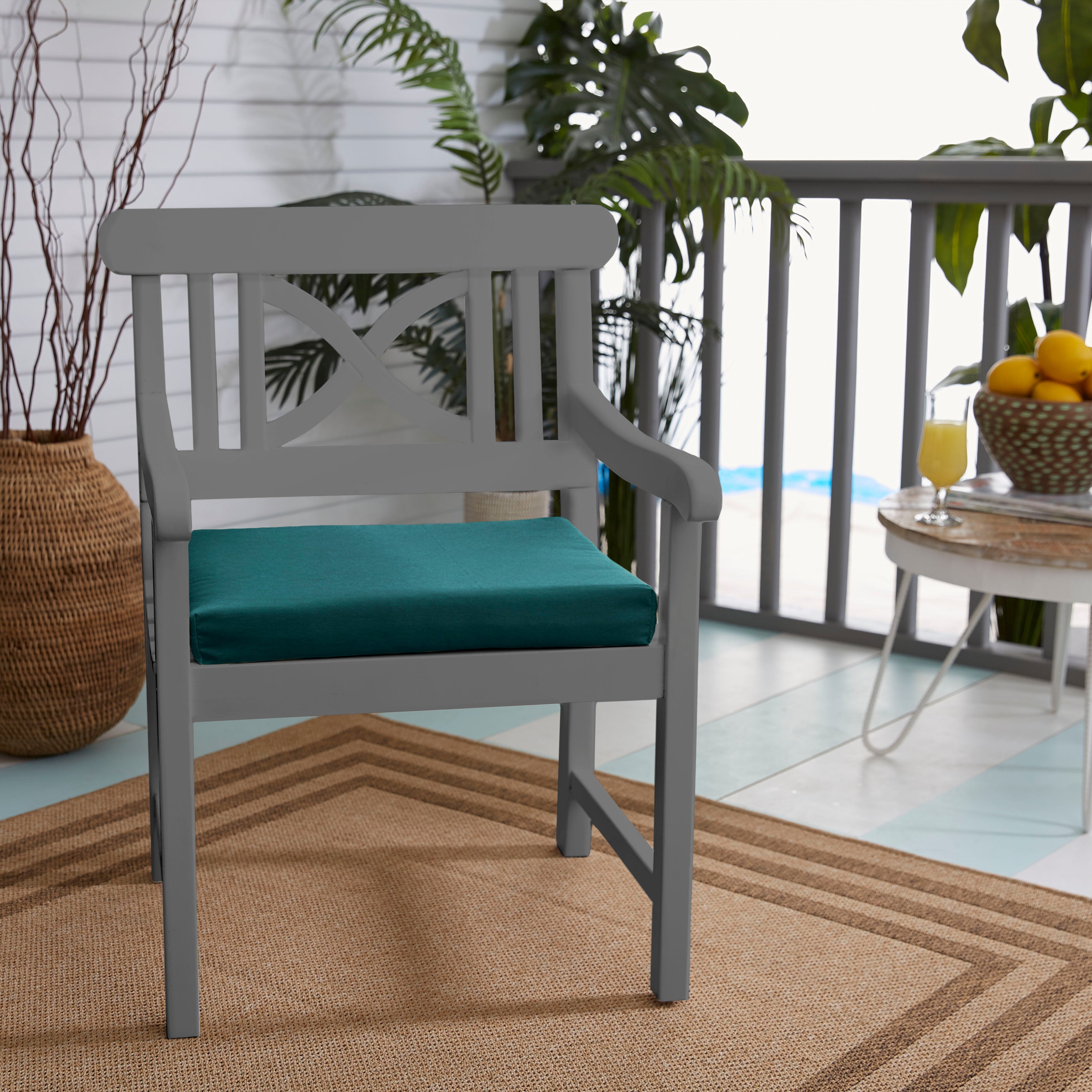 Indoor/Outdoor Chair Cushion (Set of 2)