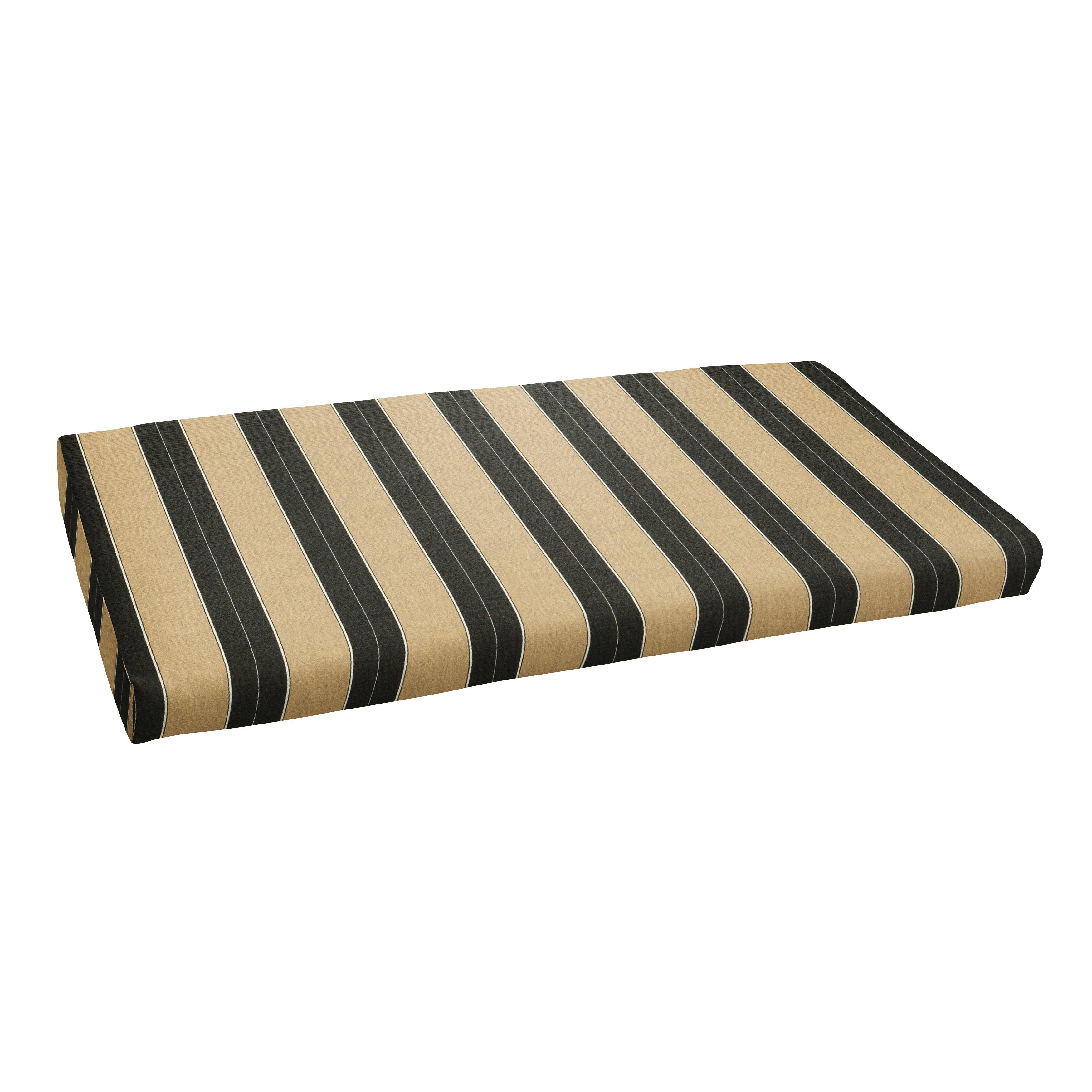 Sunbrella Berenson Round Front Bench Cushion - Sorra Home