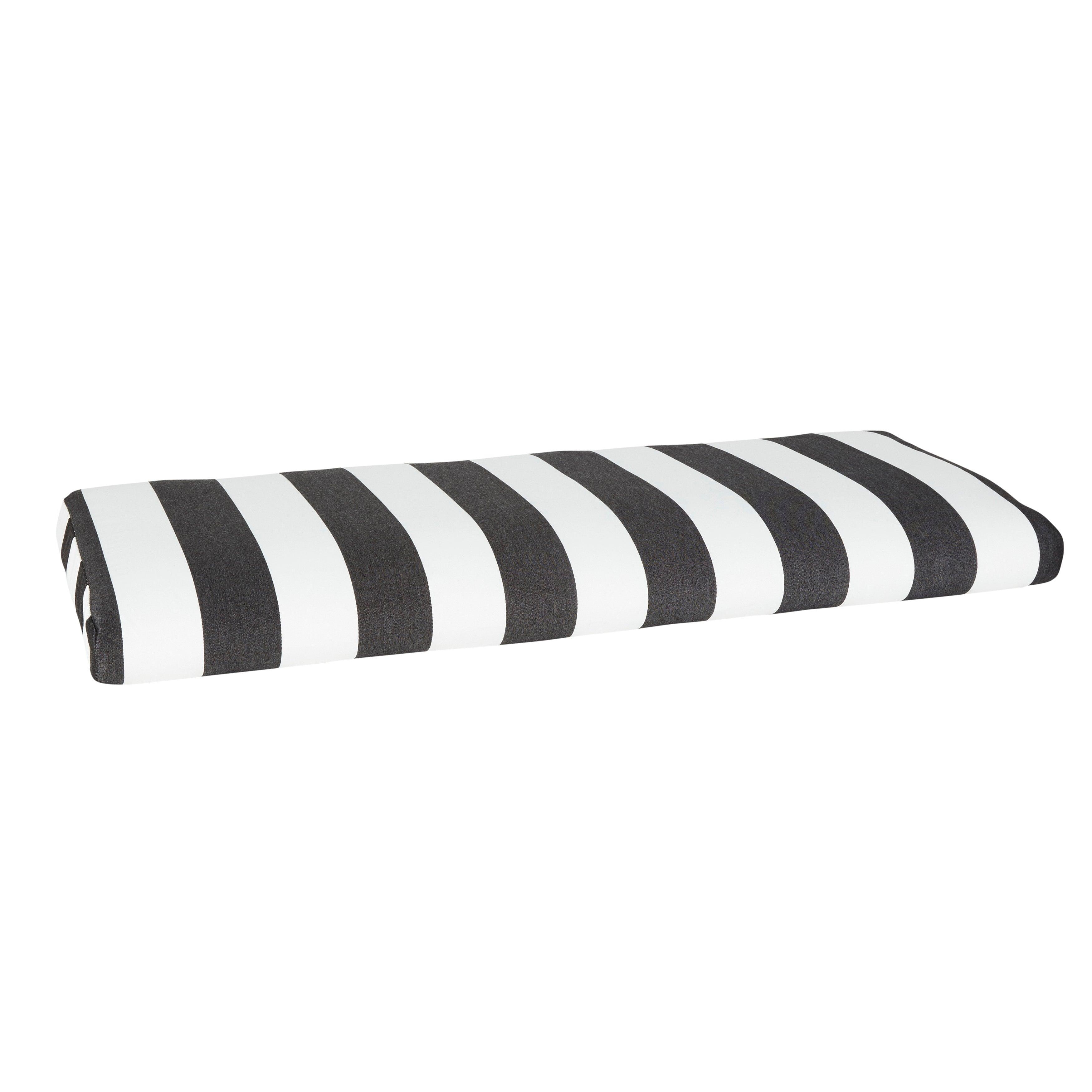 Sunbrella Cabana Round Front Bench Cushion - Sorra Home