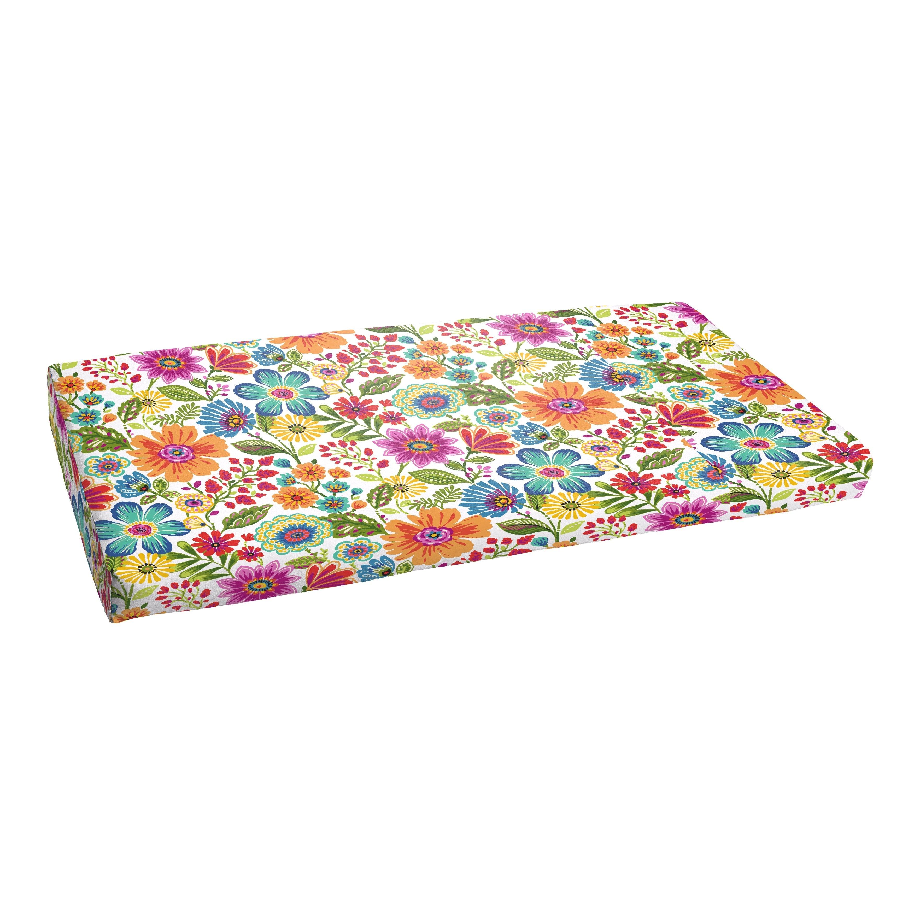 Gregoire Prima Indoor/Outdoor Round Front Bench Cushion - Sorra Home
