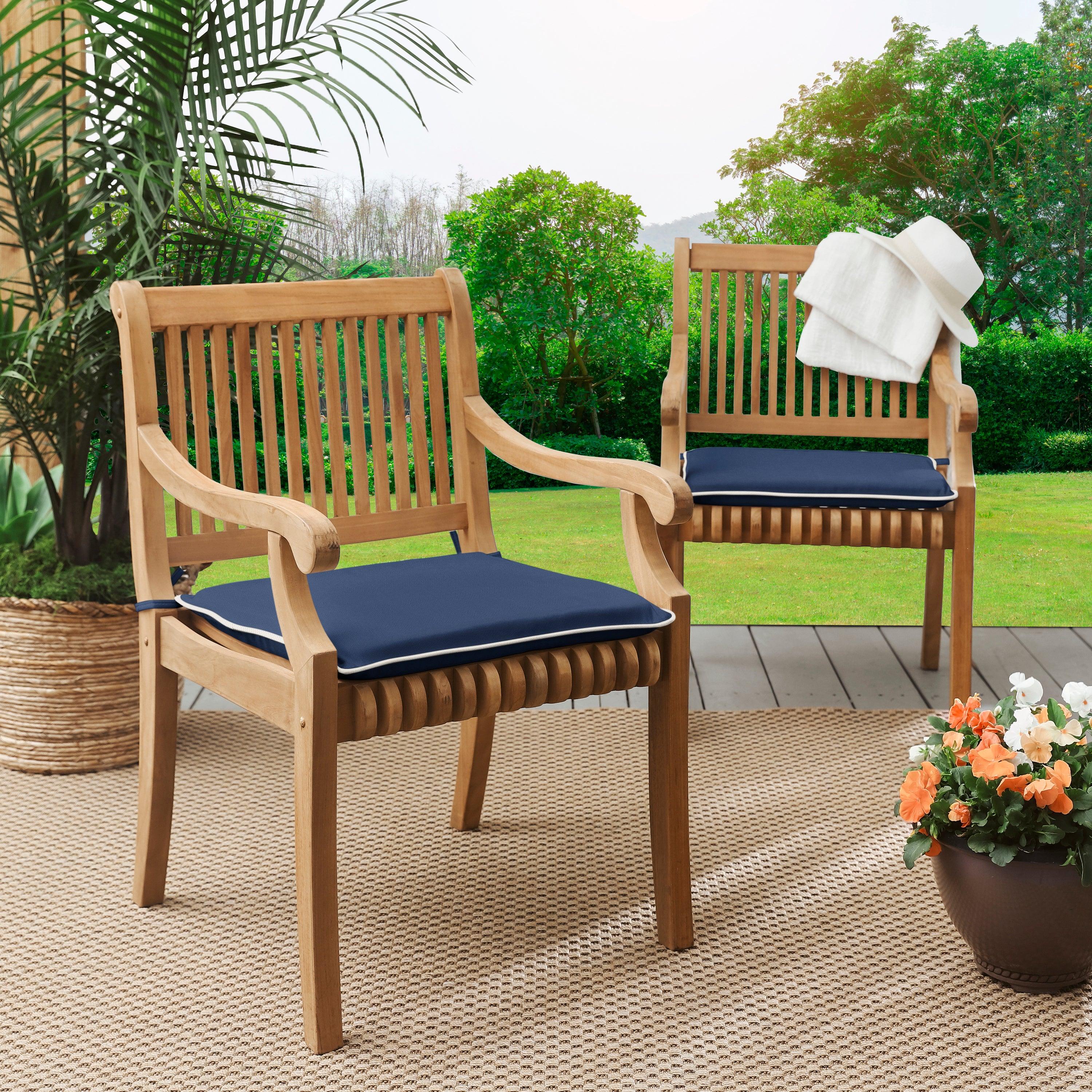 Sunbrella Chair Pad (Set of 2) - Sorra Home
