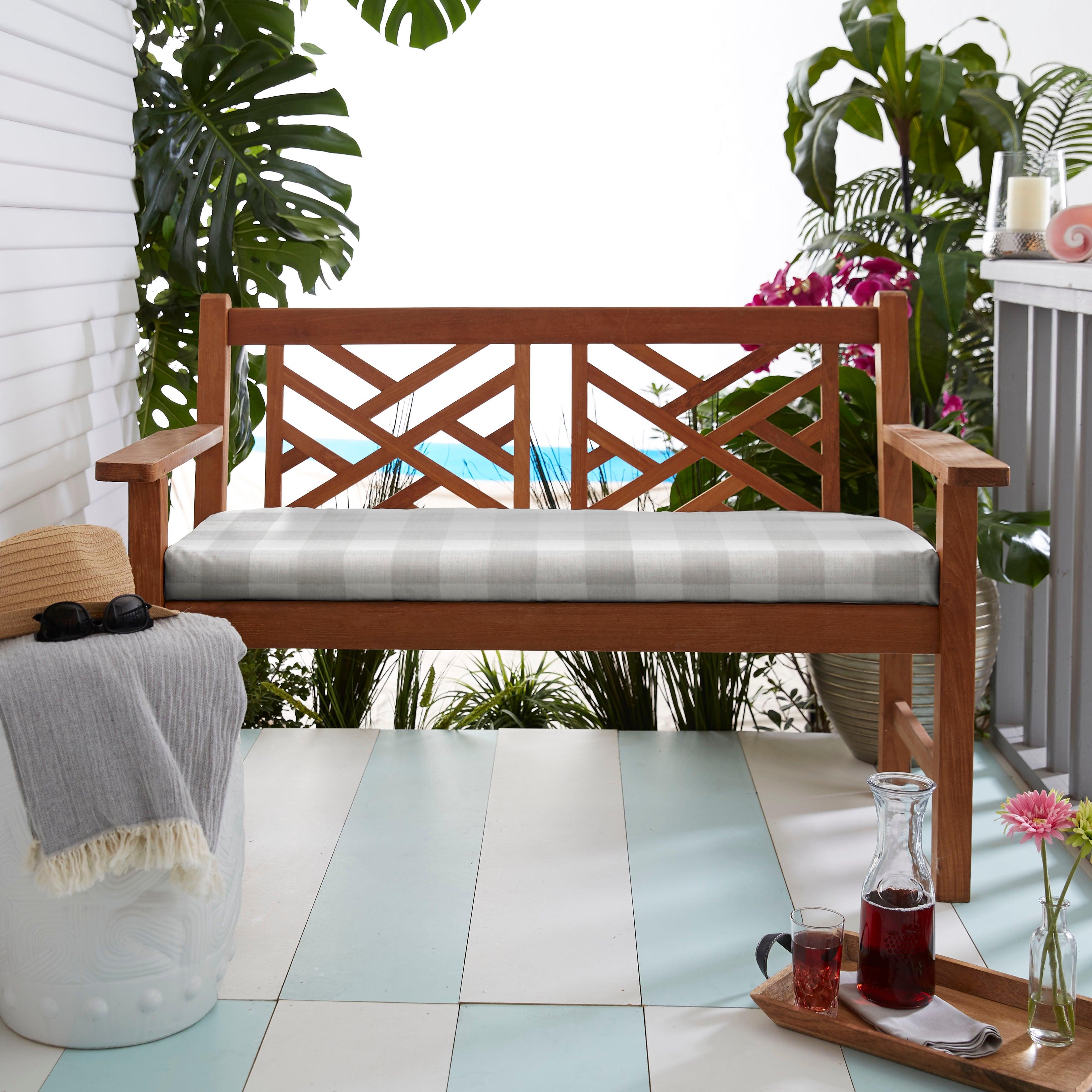 Anderson Indoor/Outdoor Round Front Bench Cushion - Sorra Home