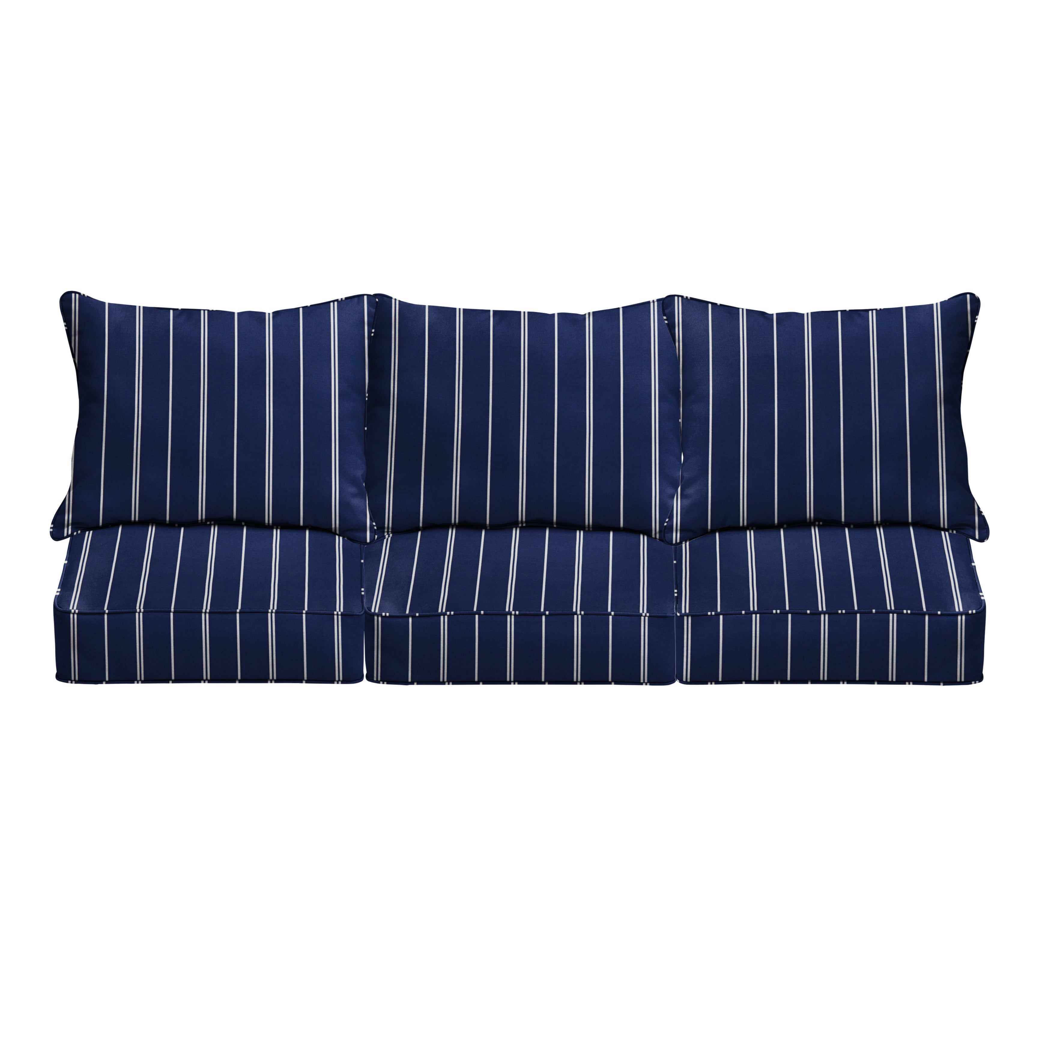 Outdoor Deep Seating Sofa Pillow and Cushion Set