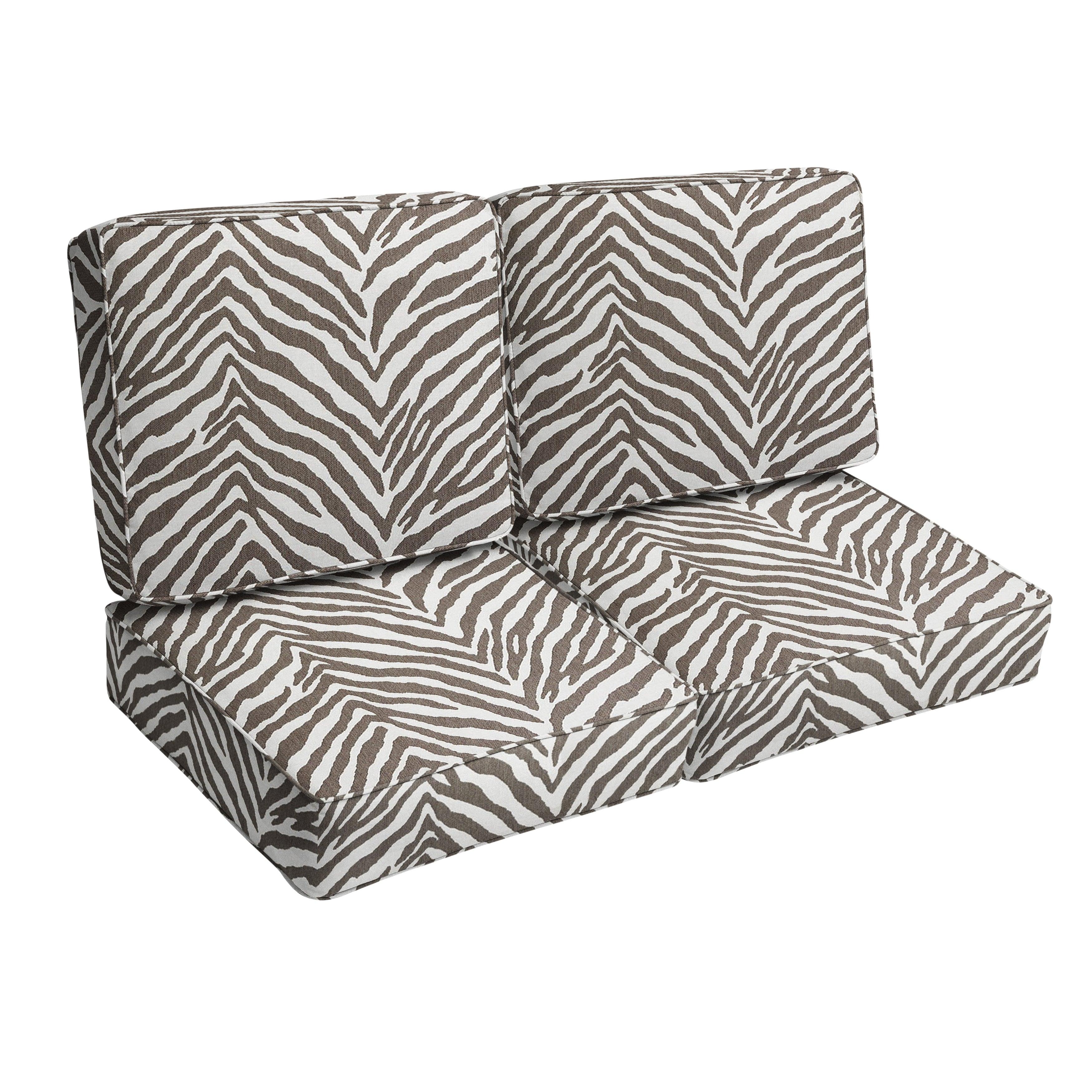 Sunbrella Deep Seating Loveseat Cushion Set - Sorra Home