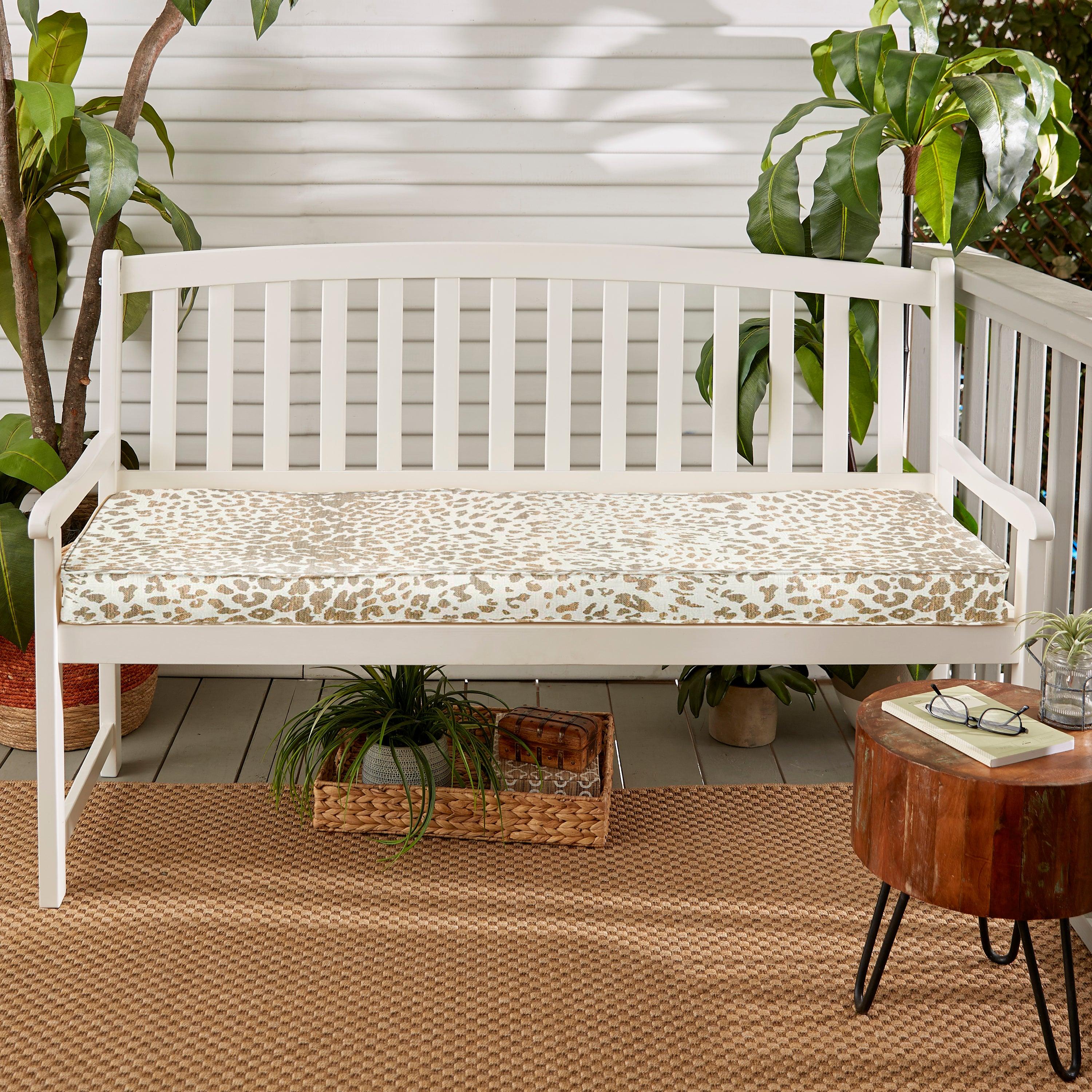 Sunbrella Instinct Indoor/Outdoor Bench Cushion - Sorra Home